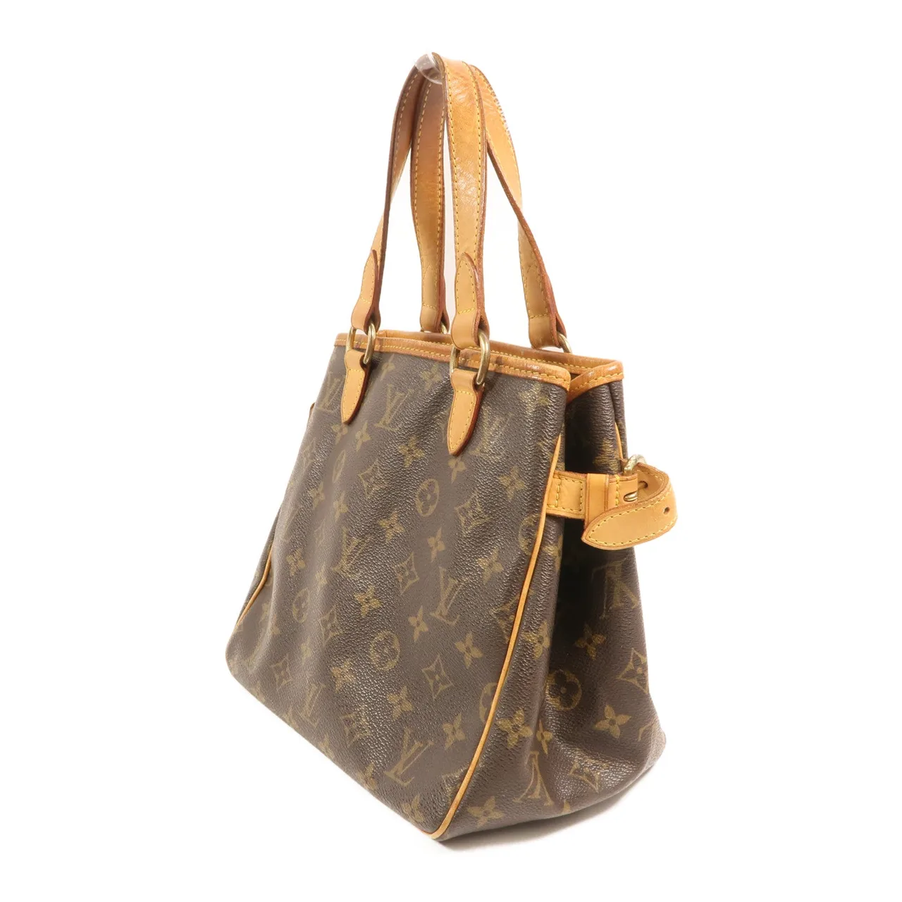 LOUIS VUITTON Batignolles M51156 Tote Bag Coated Canvas 棕色 Coated Canvas Rank B - Thumbnail 2