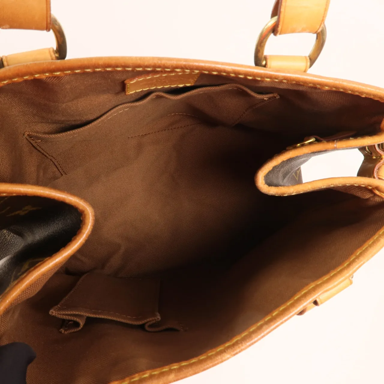 LOUIS VUITTON Batignolles M51156 Tote Bag Coated Canvas 棕色 Coated Canvas Rank B - Thumbnail 5