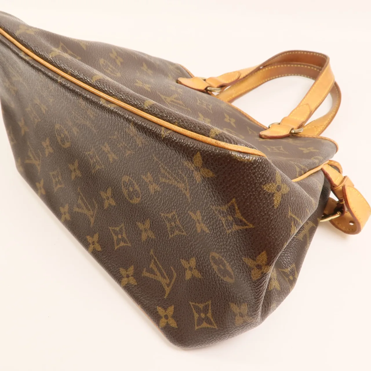 LOUIS VUITTON Batignolles M51156 Tote Bag Coated Canvas 棕色 Coated Canvas Rank B - Thumbnail 8