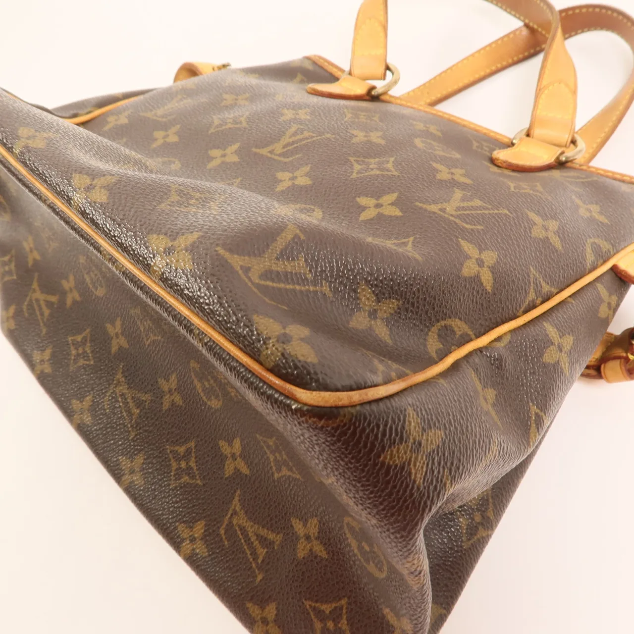 LOUIS VUITTON Batignolles M51156 Tote Bag Coated Canvas 棕色 Coated Canvas Rank B - Thumbnail 10