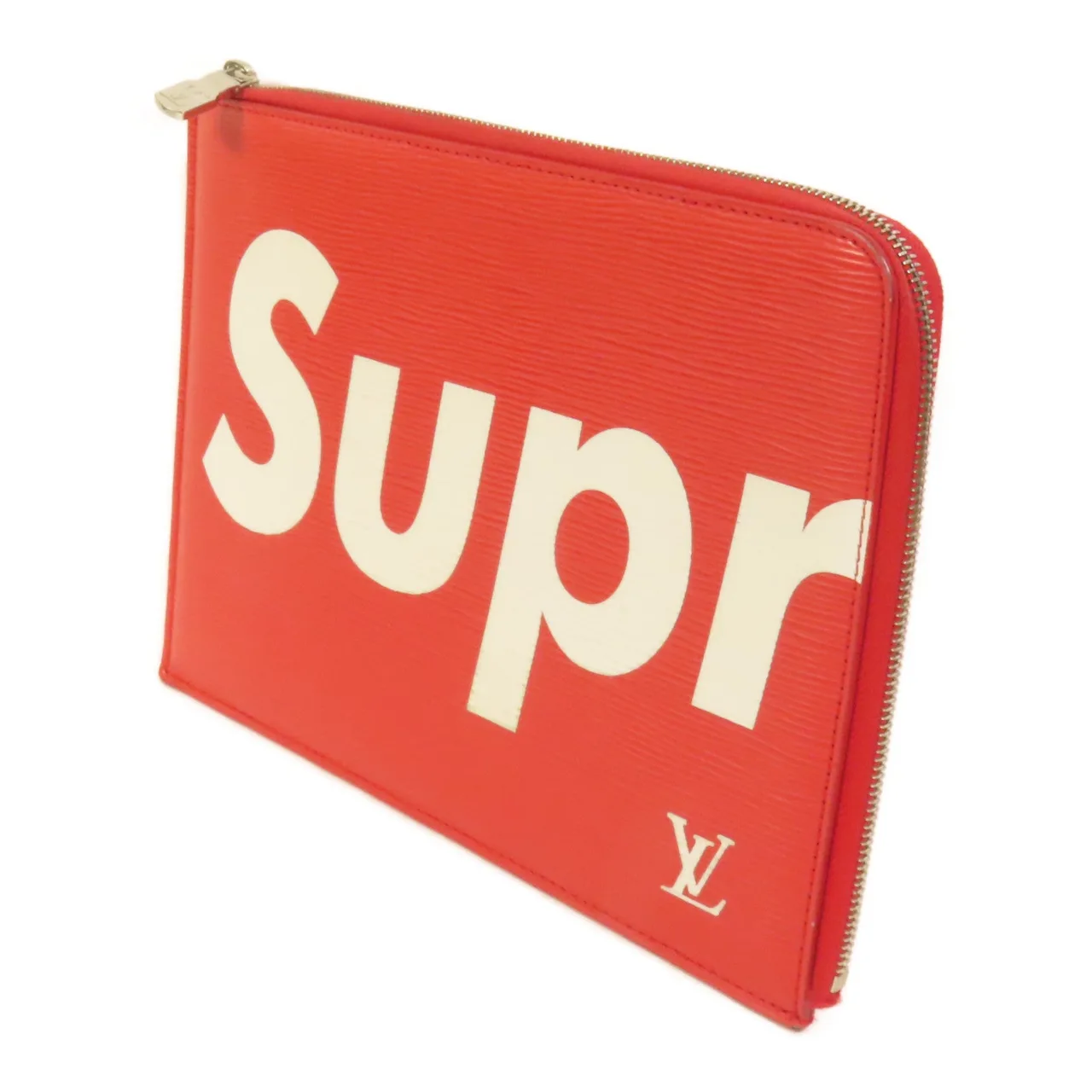 LOUIS VUITTON M67722 Clutch Calfskin 紅色 / Red Calfskin Rank B - Thumbnail 3