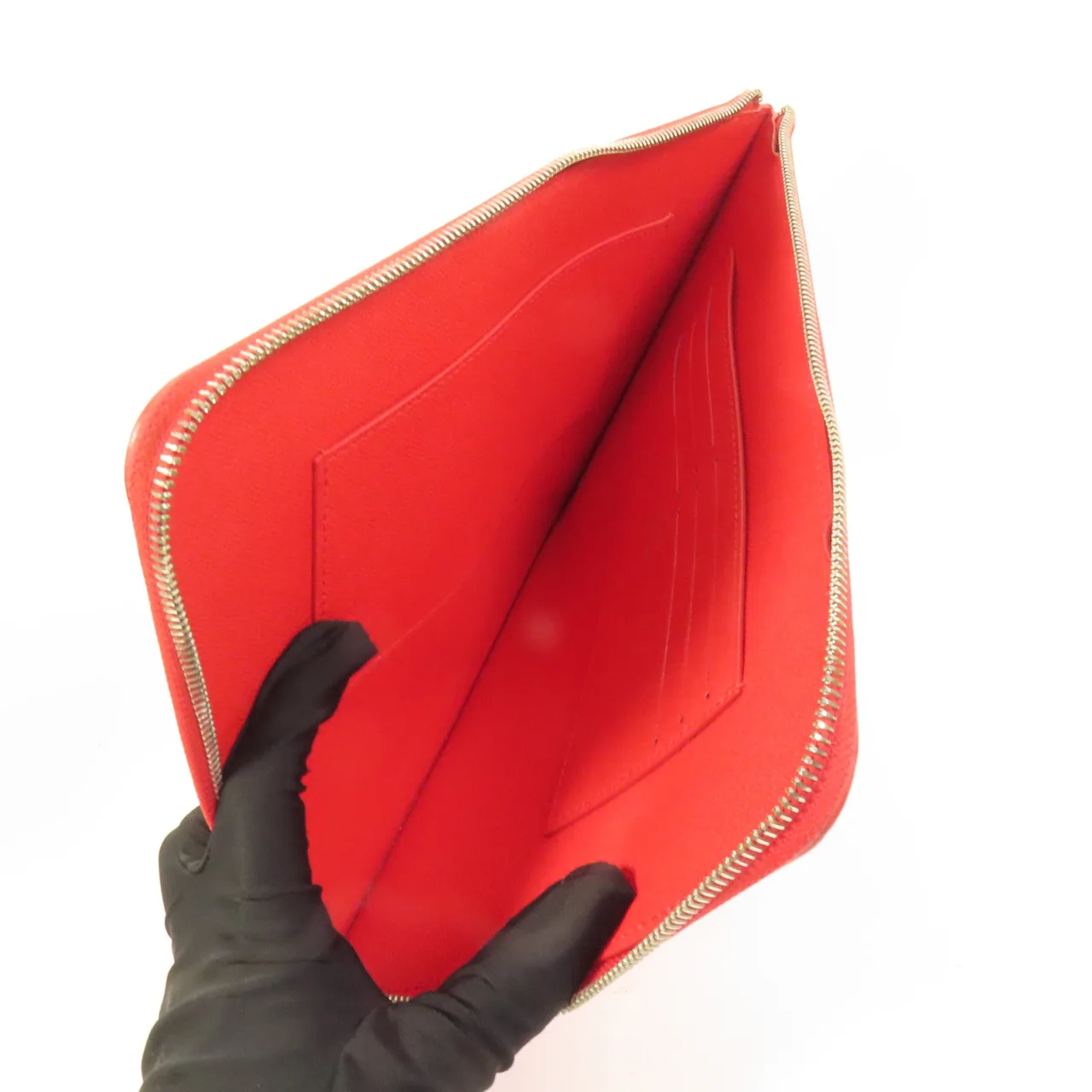 LOUIS VUITTON M67722 Clutch Calfskin 紅色 / Red Calfskin Rank B - Thumbnail 7