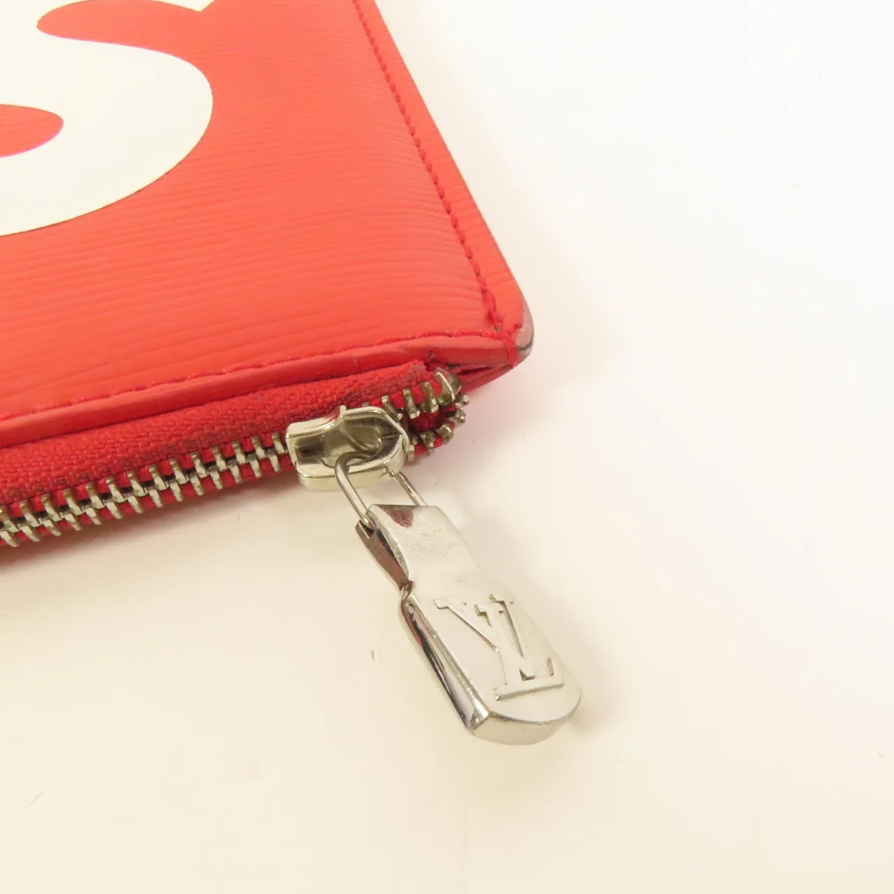 LOUIS VUITTON M67722 Clutch Calfskin 紅色 / Red Calfskin Rank B - Thumbnail 8