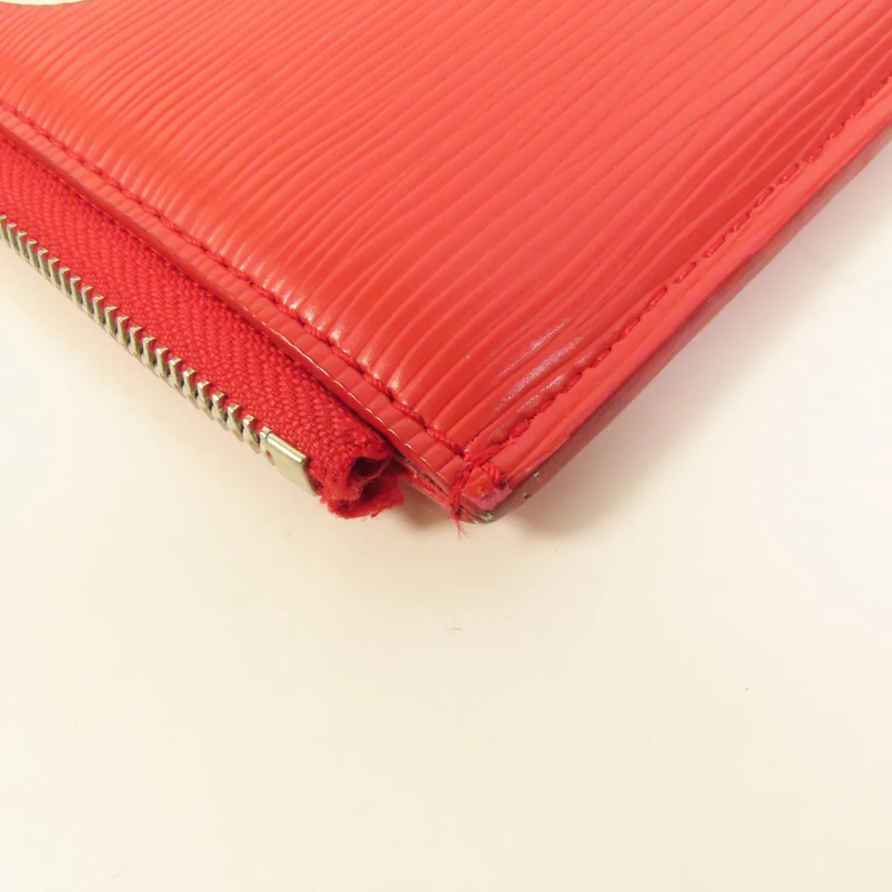 LOUIS VUITTON M67722 Clutch Calfskin 紅色 / Red Calfskin Rank B - Thumbnail 15