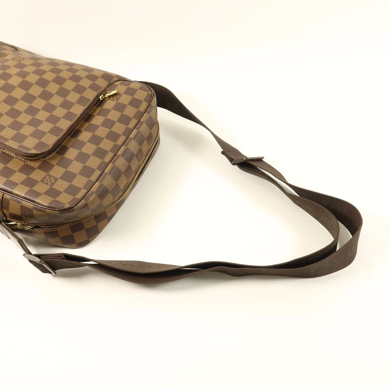 LOUIS VUITTON Olaf N4144 Shoulder Bag Coated Canvas 棕色 Coated Canvas Rank A - Thumbnail 4