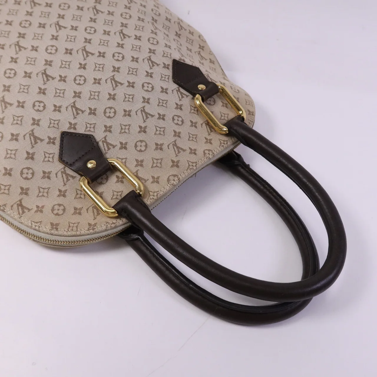 LOUIS VUITTON Alma M92202 Handbag Canvas 象牙色 Canvas Rank C - Thumbnail 9