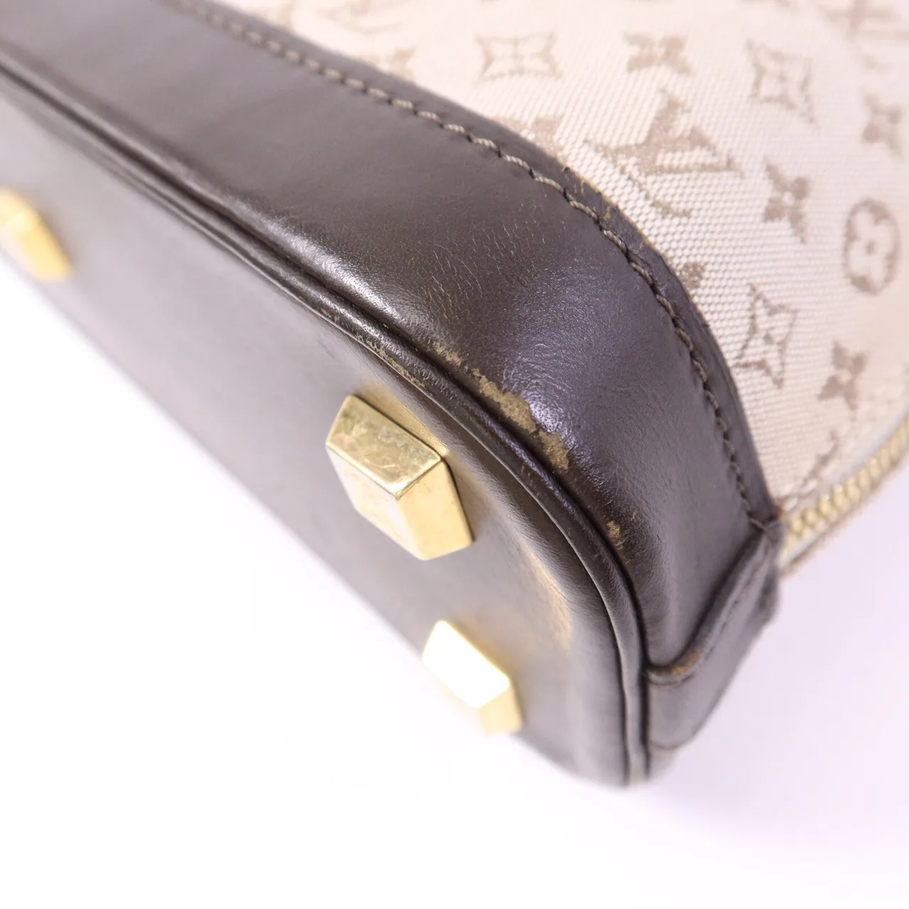 LOUIS VUITTON Alma M92202 Handbag Canvas 象牙色 Canvas Rank C - Thumbnail 12