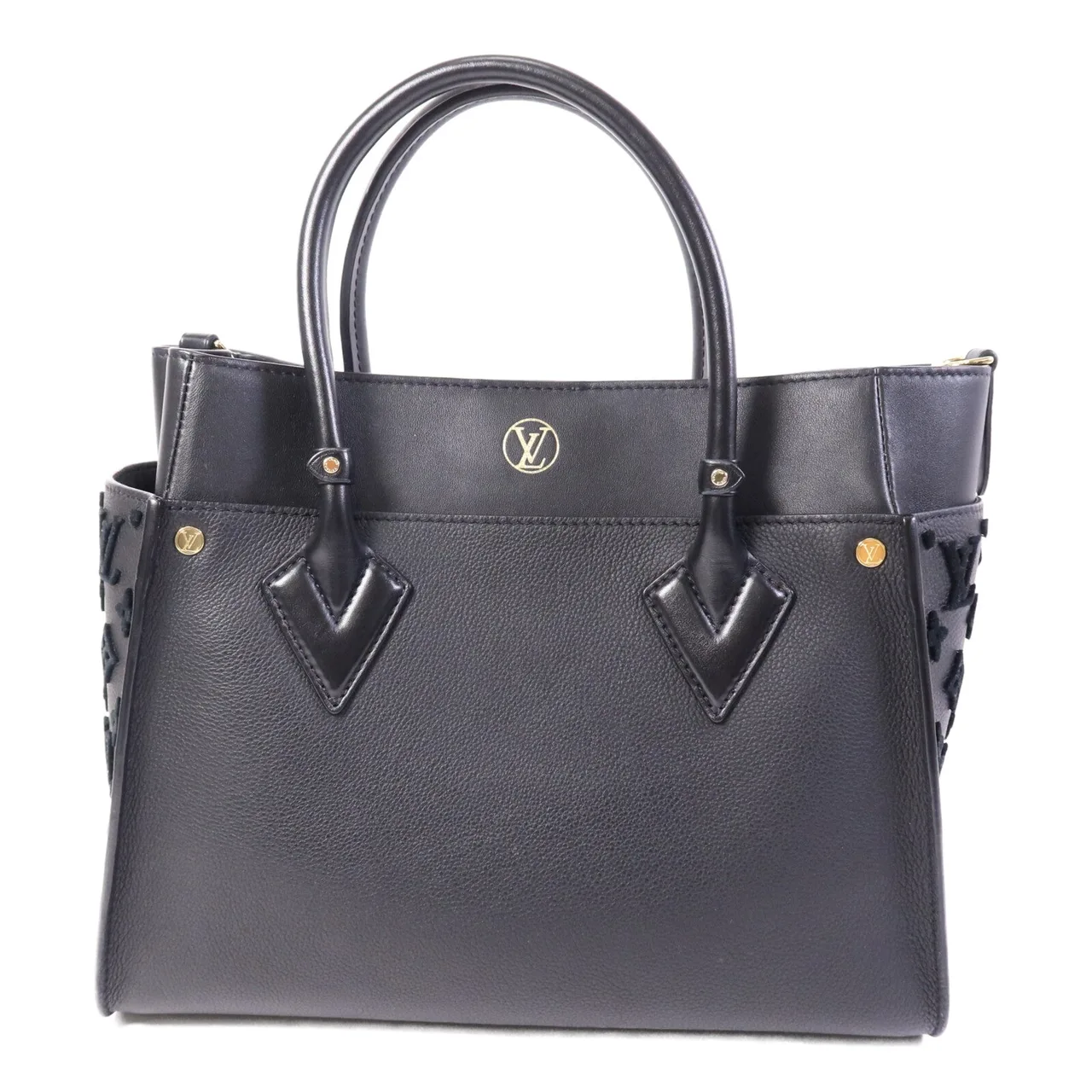 LOUIS VUITTON On My Side M53826 Shoulder Bag Coated Canvas 黑色 Coated Canvas Rank A - Thumbnail 2