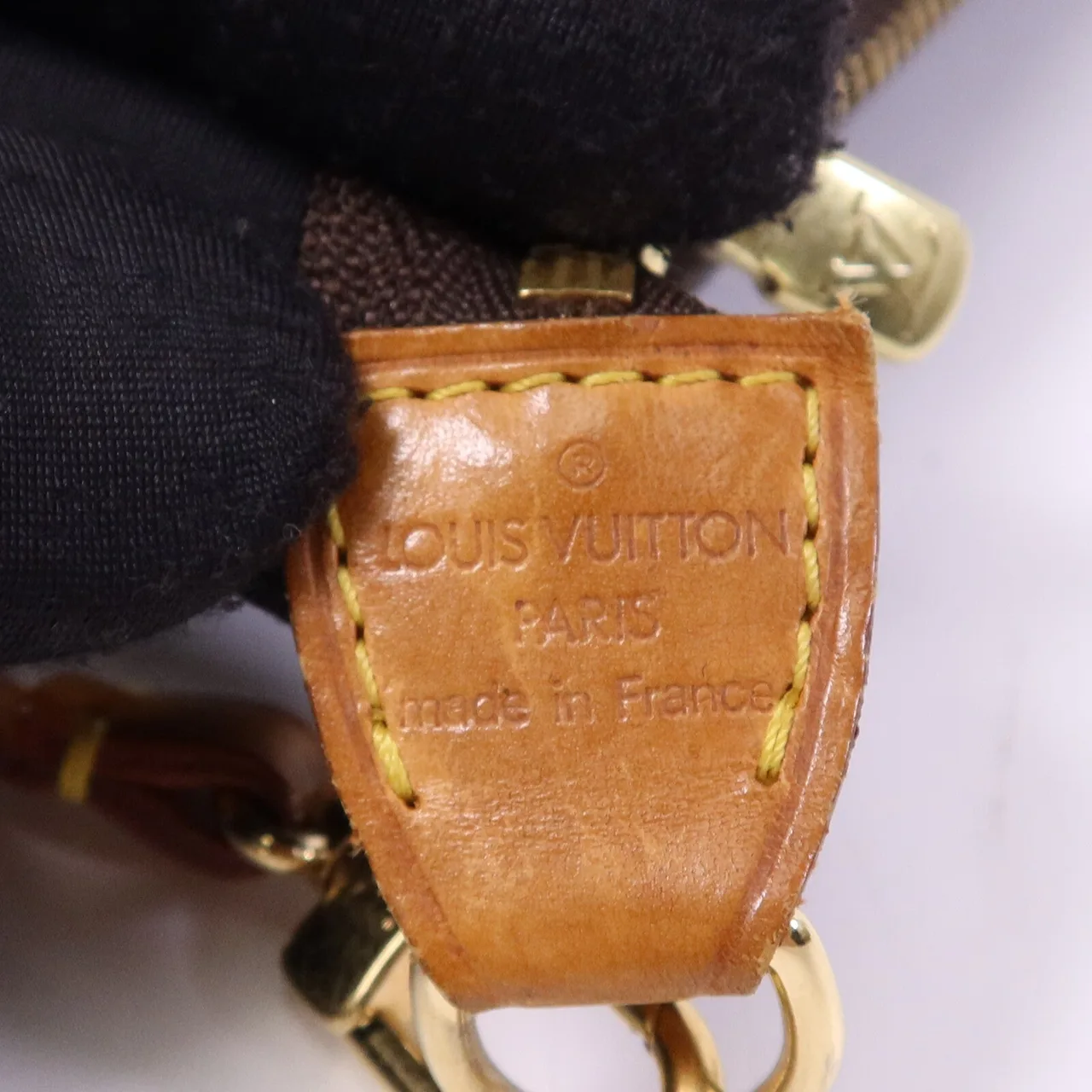 LOUIS VUITTON Pochette Accessoires M51980 化妝箱包 塗層帆布 棕色 塗層帆布 中古品B - 縮圖 6