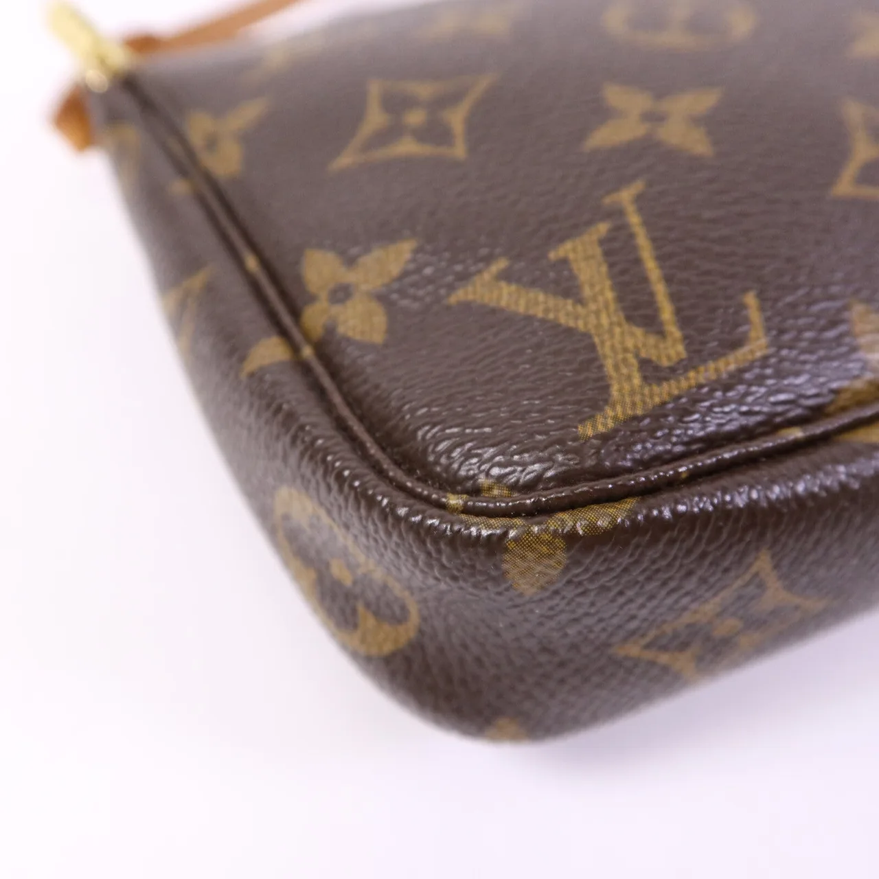 LOUIS VUITTON Pochette Accessoires M51980 化妝箱包 塗層帆布 棕色 塗層帆布 中古品B - 縮圖 13
