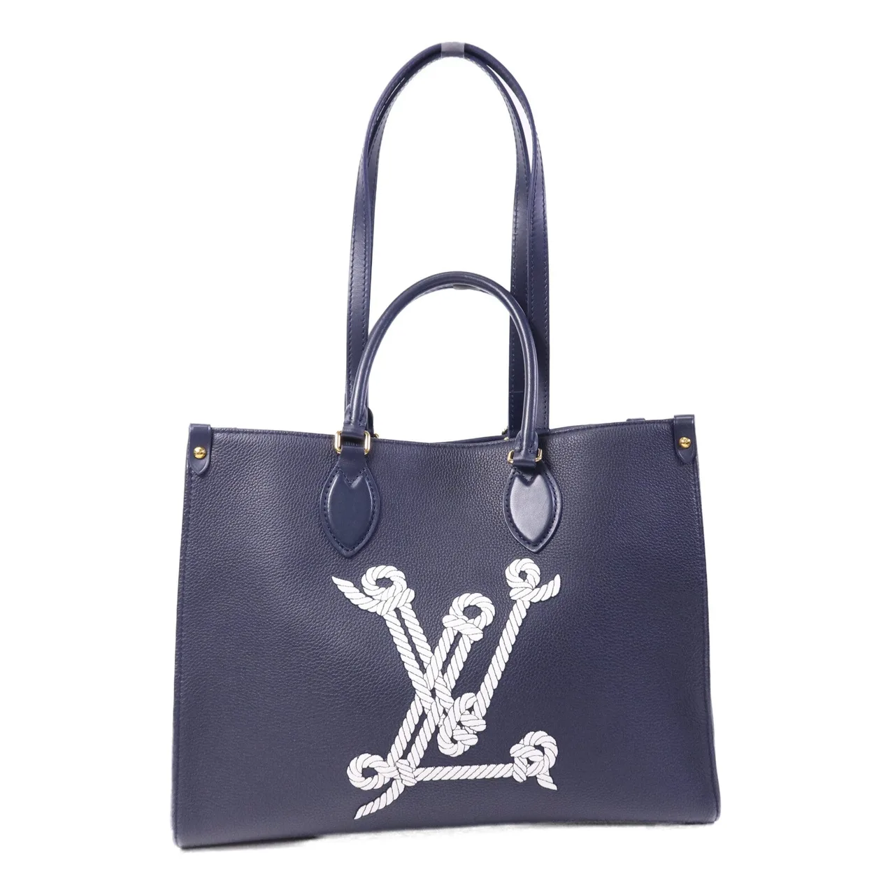 LOUIS VUITTON OnTheGo M24834 兩用包 牛皮 海軍藍 / Navy Blue