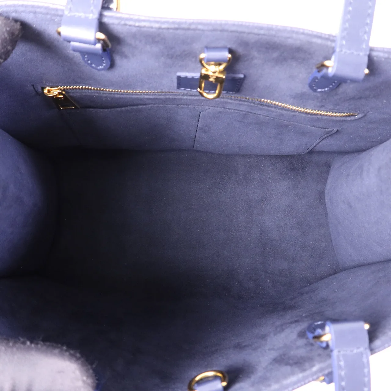 LOUIS VUITTON OnTheGo M24834 2-Way Bag Calfskin 海軍藍 / Navy Blue Calfskin Rank A - Thumbnail 5