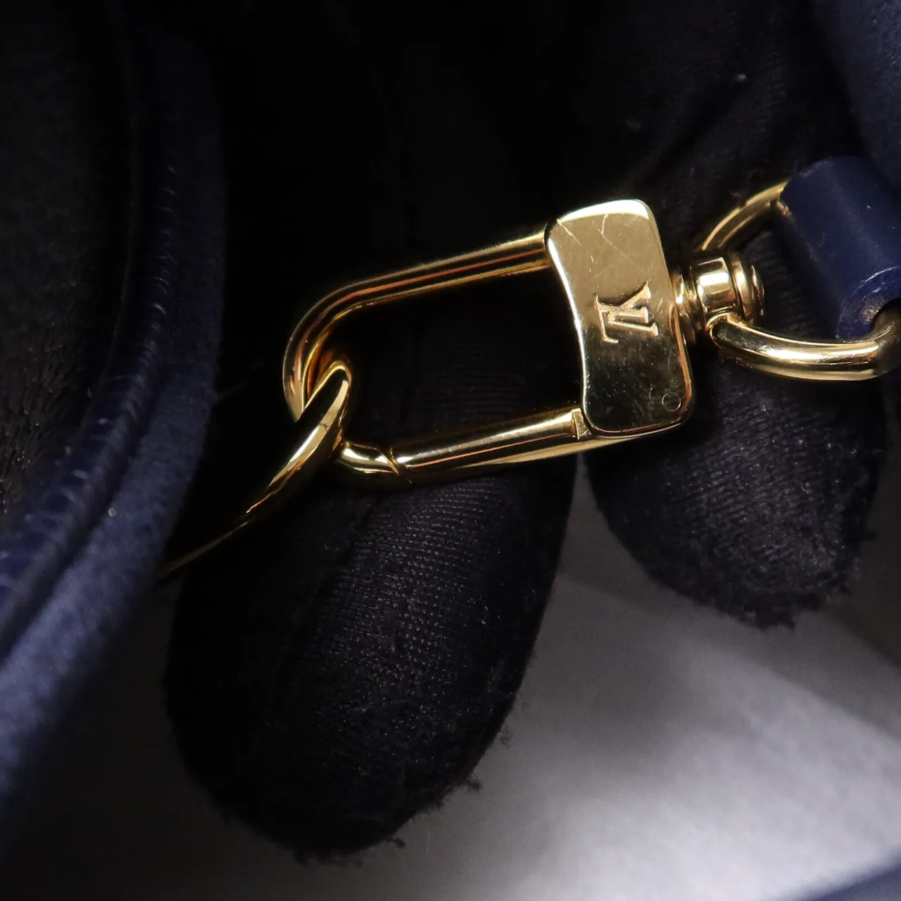 LOUIS VUITTON OnTheGo M24834 2-Way Bag Calfskin 海軍藍 / Navy Blue Calfskin Rank A - Thumbnail 7