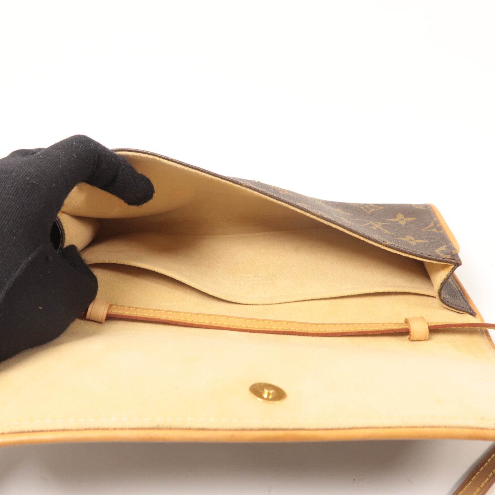 LOUIS VUITTON Pochette Twin M51852 Shoulder Bag Coated Canvas 5