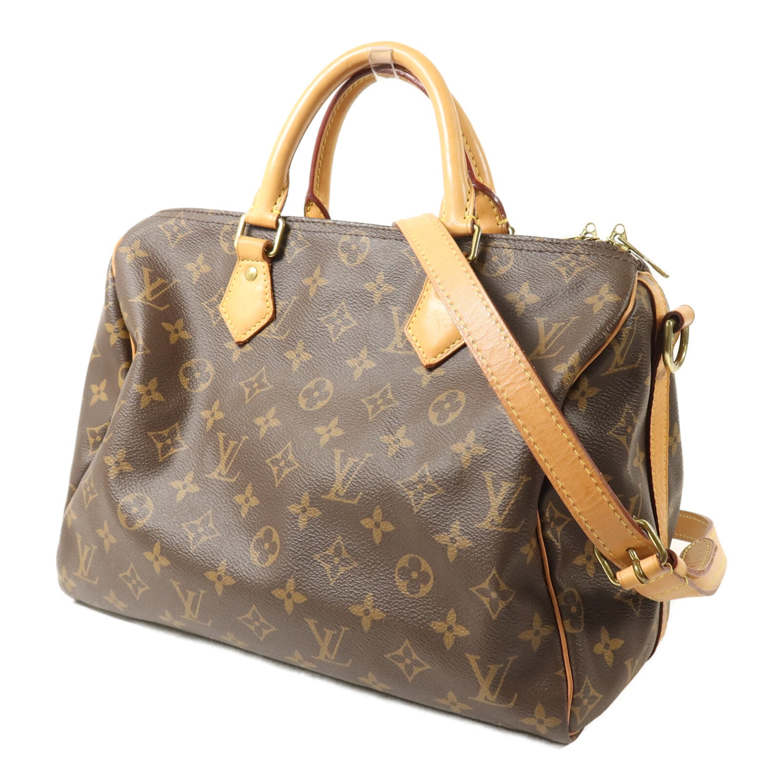 LOUIS VUITTON Speedy Bandouliere M46980 兩用包 塗層帆布 2