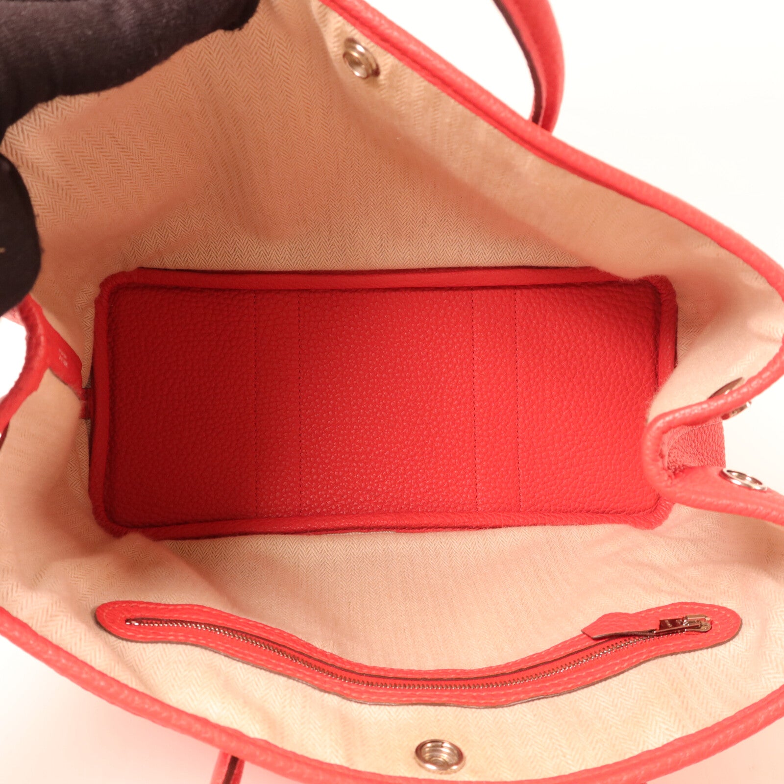 LOUIS VUITTON Tote Bag Calfskin 5