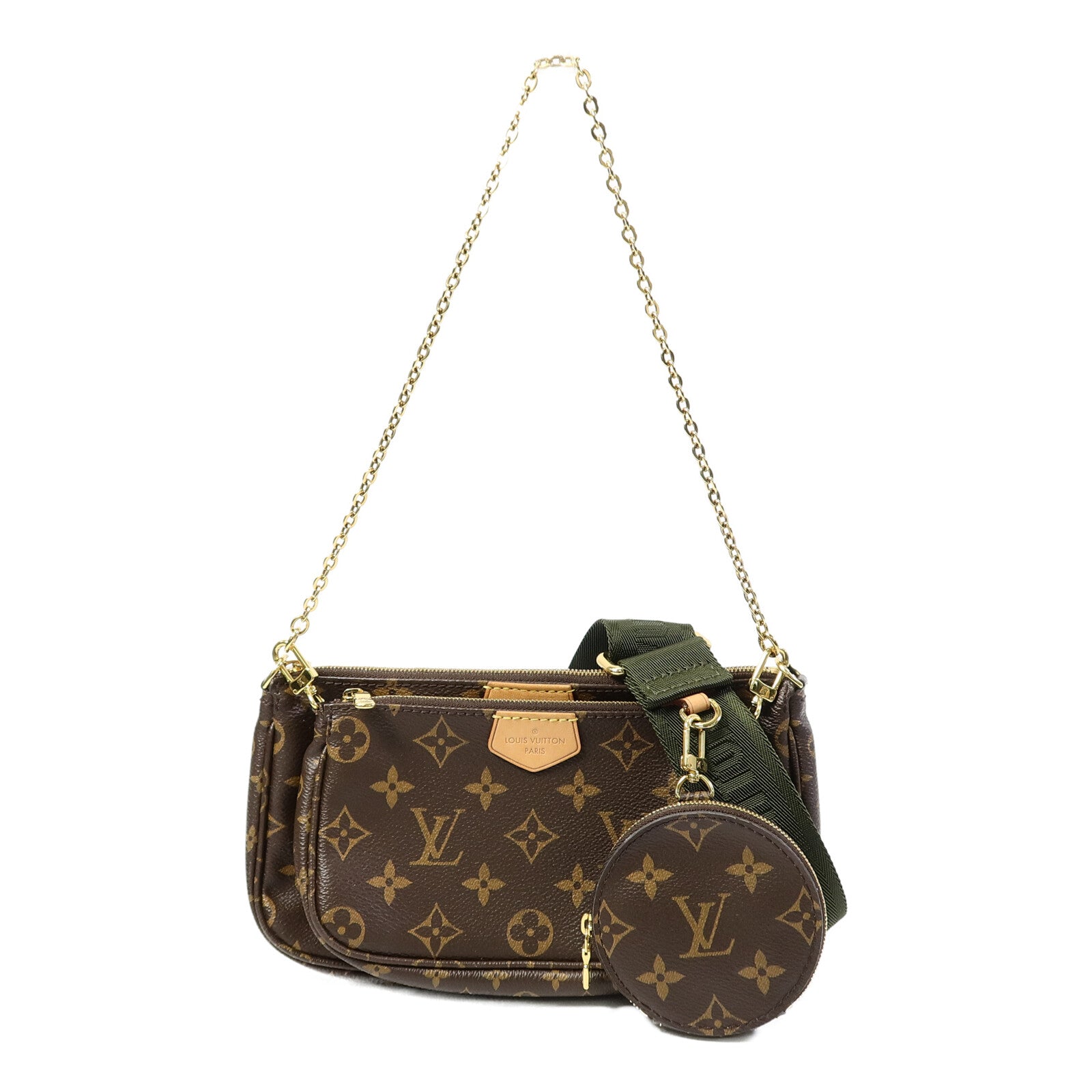 LOUIS VUITTON Multi Pochette M44813 2-Way Bag Coated Canvas