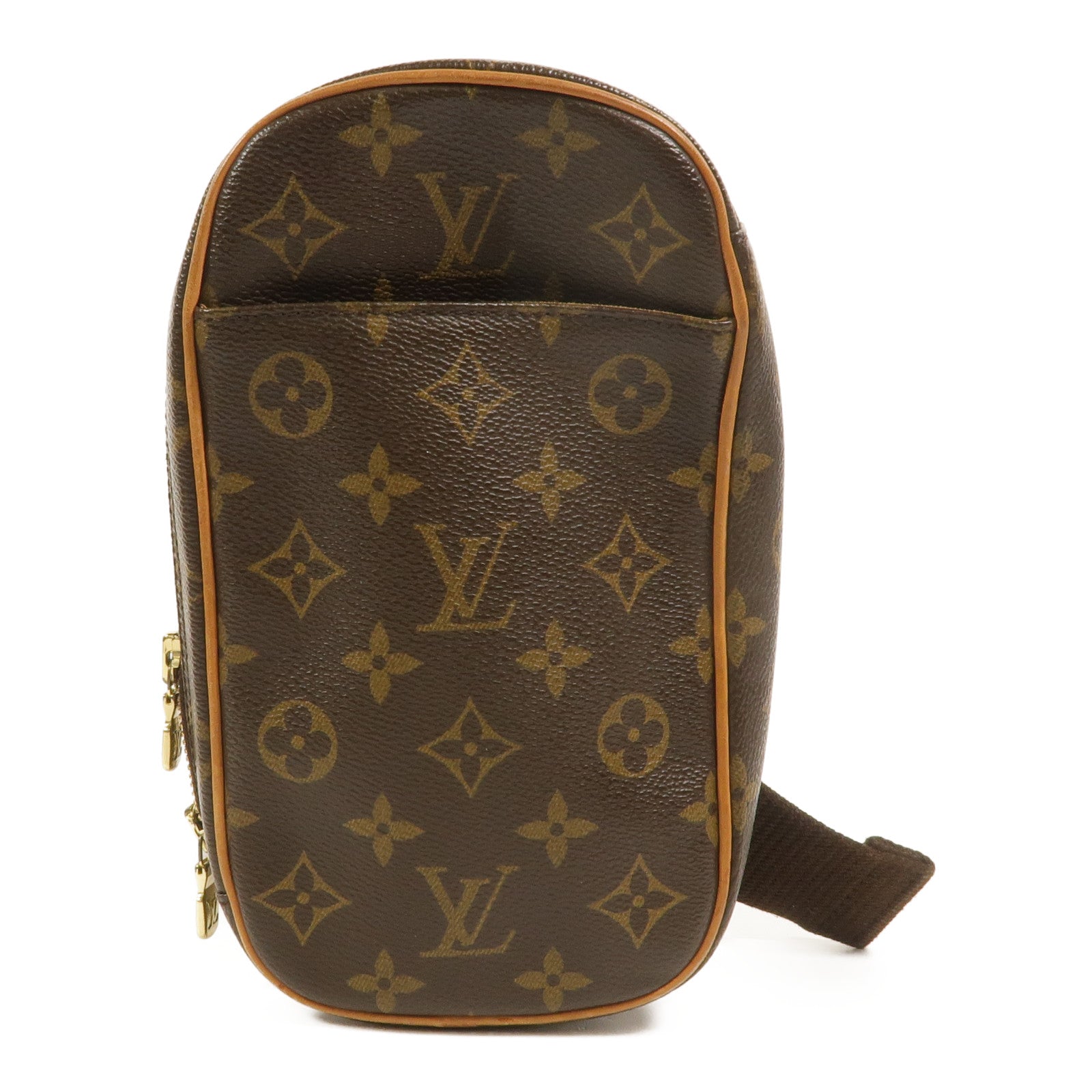 LOUIS VUITTON Pochette Gange M51870 Belt Bag Coated Canvas