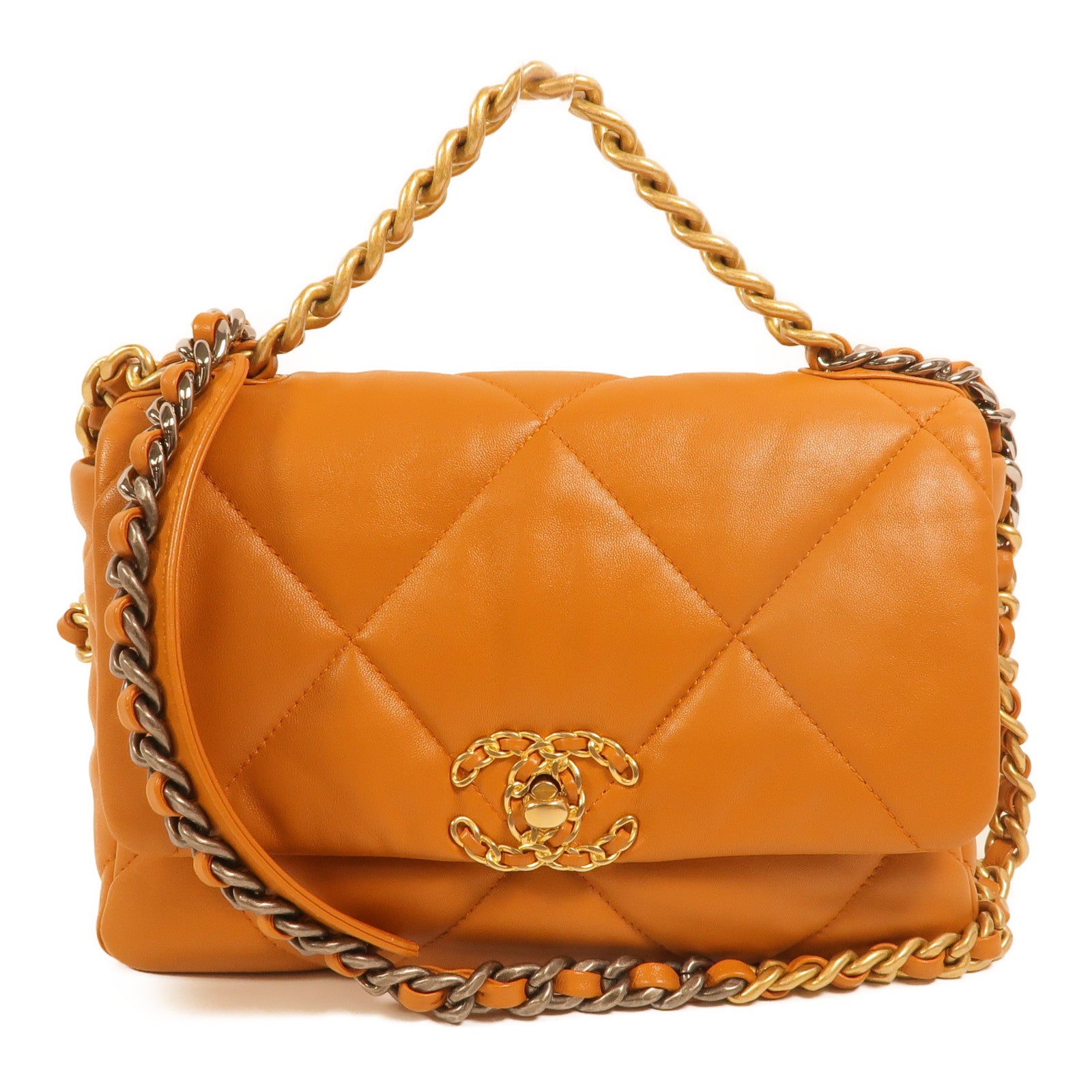 LOUIS VUITTON 2-Way Bag Lambskin