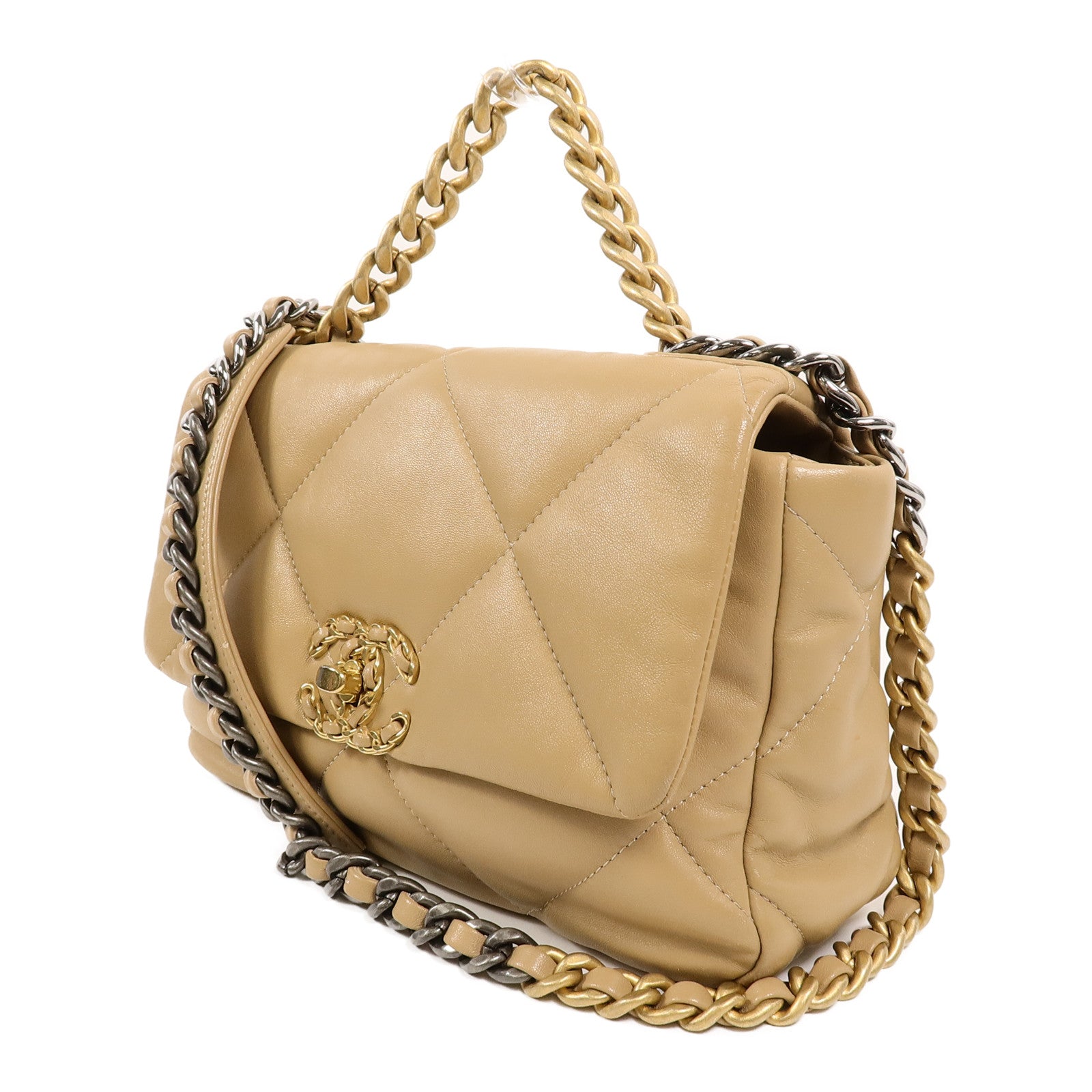 LOUIS VUITTON 2-Way Bag Lambskin 3