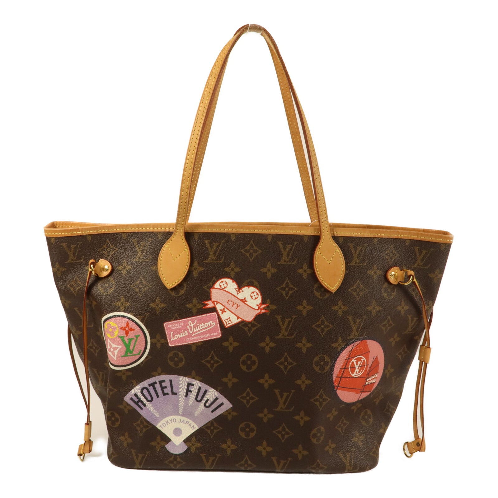 LOUIS VUITTON Neverfull M43988 Shoulder Bag Coated Canvas