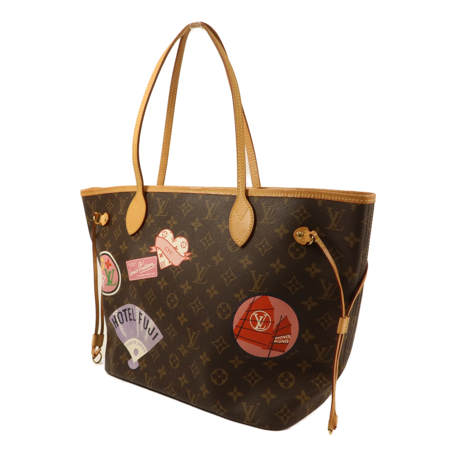 LOUIS VUITTON Neverfull M43988 Shoulder Bag Coated Canvas 3