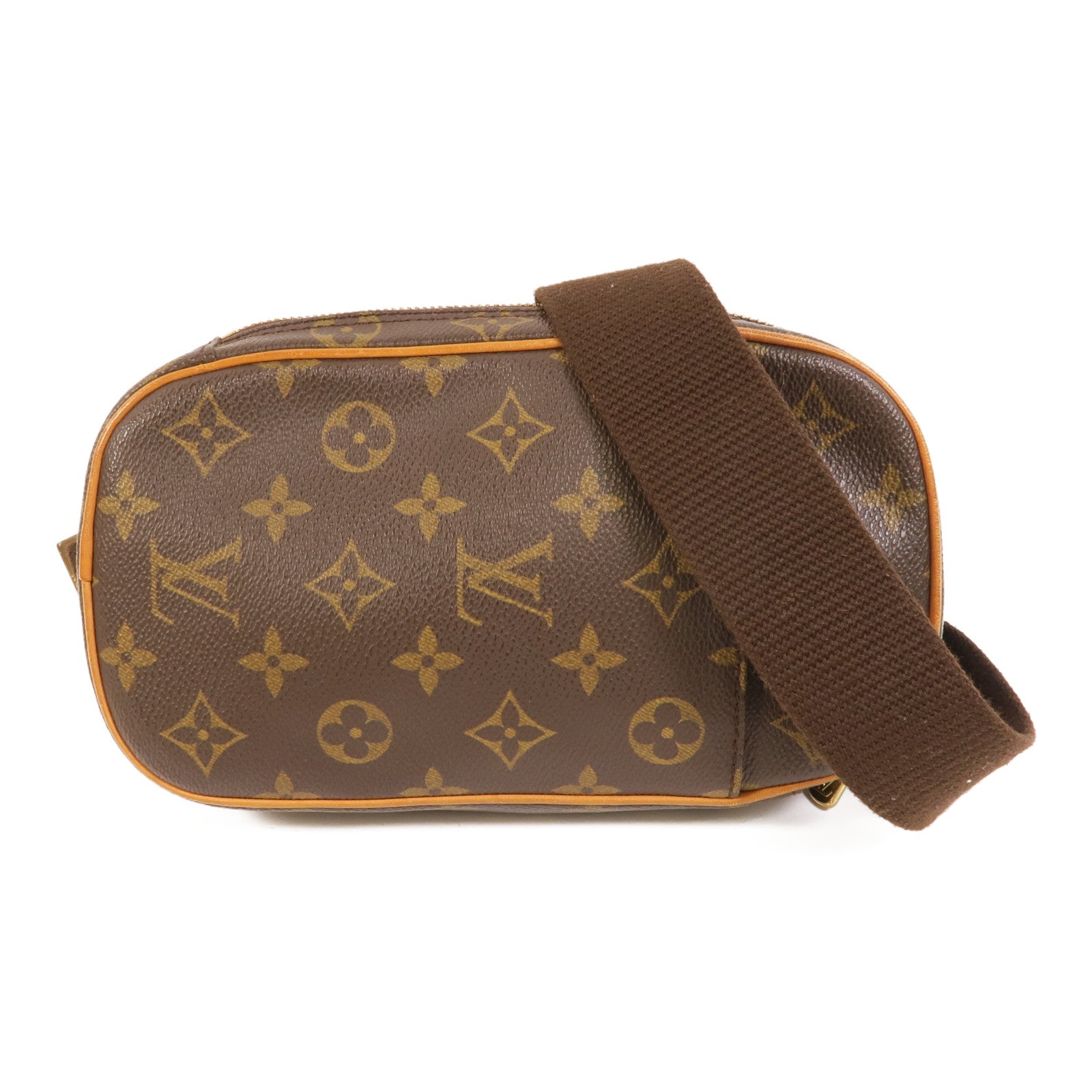 LOUIS VUITTON Pochette Gange M51870 Belt Bag Coated Canvas