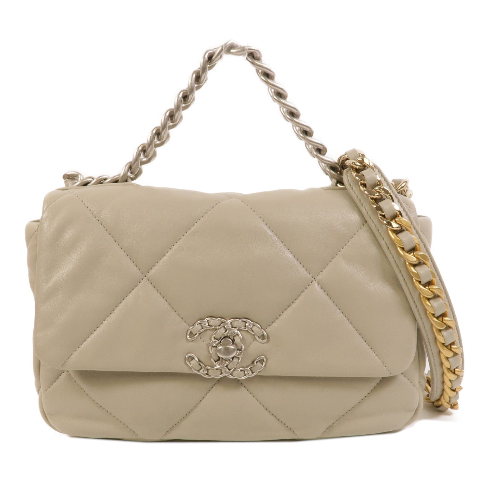 LOUIS VUITTON 2-Way Bag Lambskin