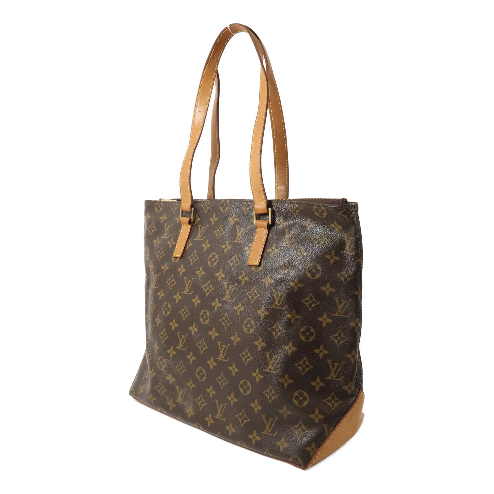 LOUIS VUITTON Cabas Mezzo M51151 Shoulder Bag Coated Canvas 3