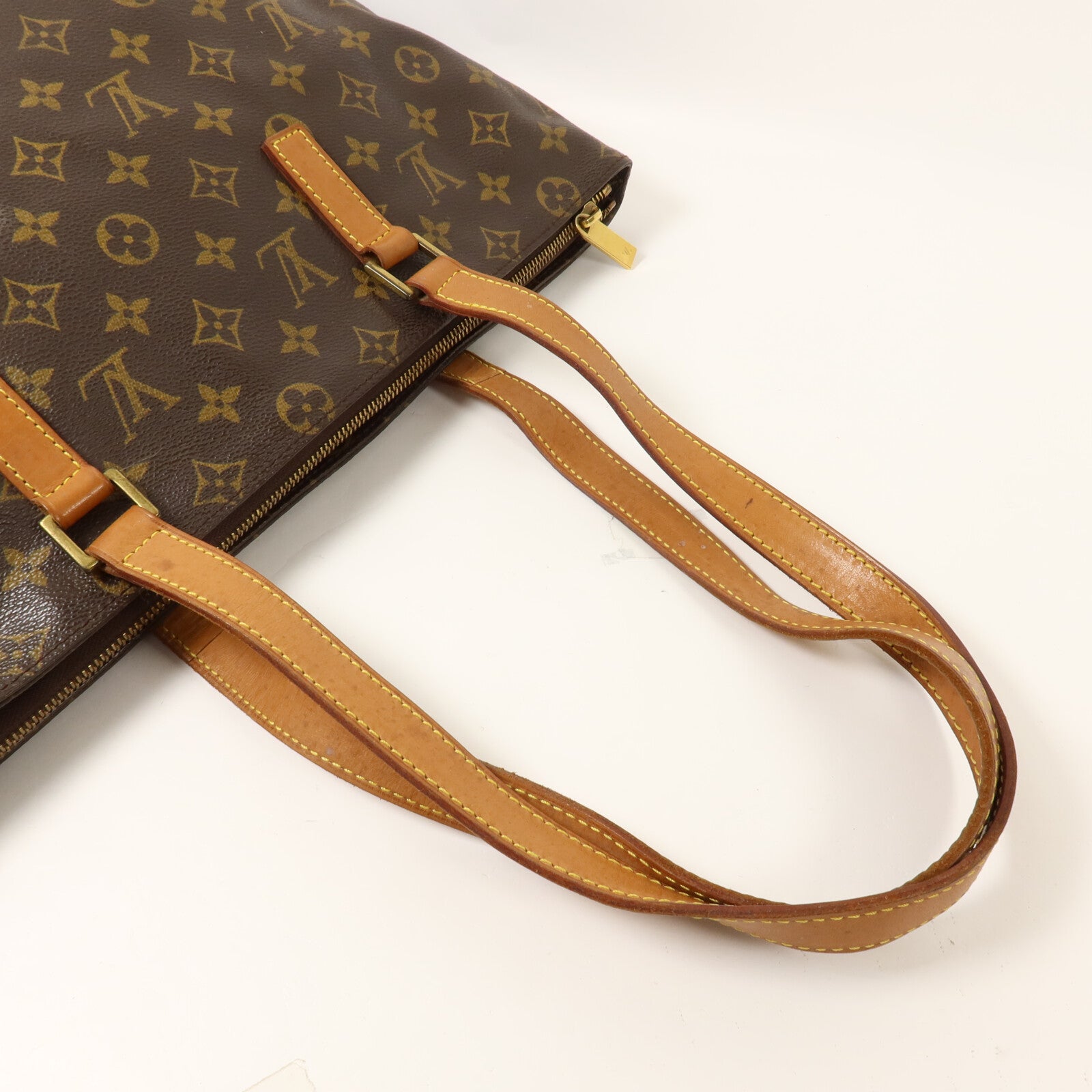 LOUIS VUITTON Cabas Mezzo M51151 Shoulder Bag Coated Canvas 8