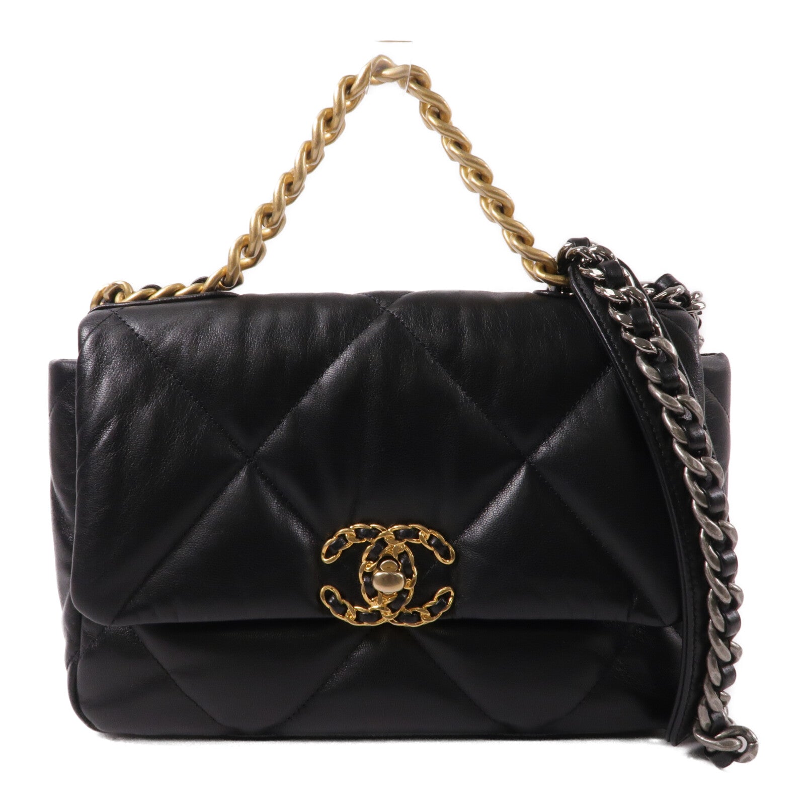 LOUIS VUITTON 2-Way Bag Lambskin