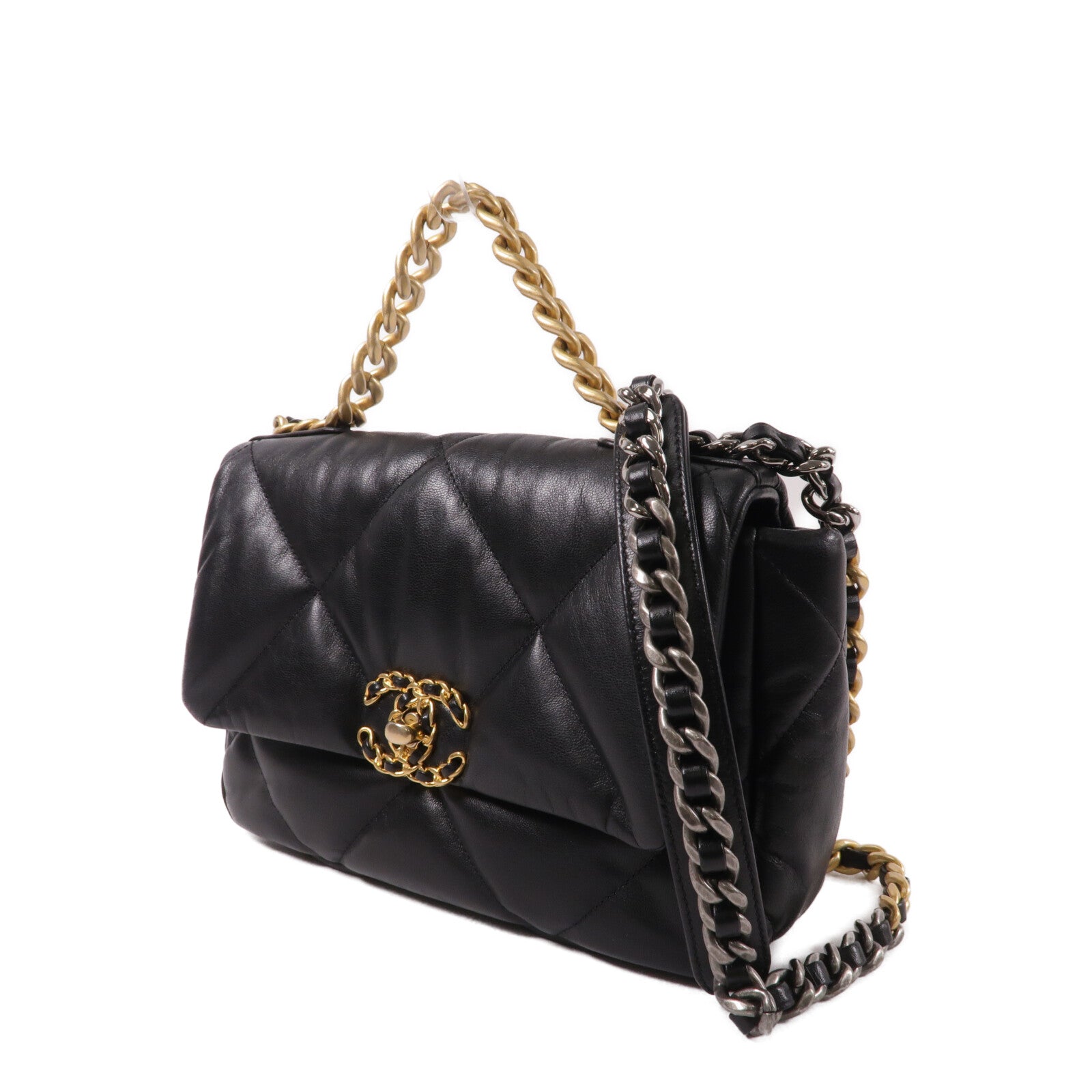 LOUIS VUITTON 2-Way Bag Lambskin 3