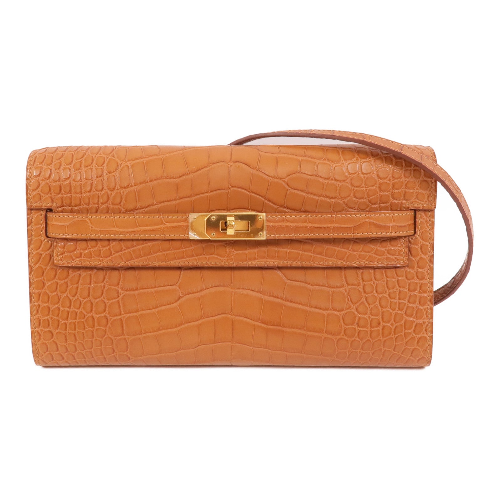 LOUIS VUITTON Kelly Shoulder Bag x Alligator Mat