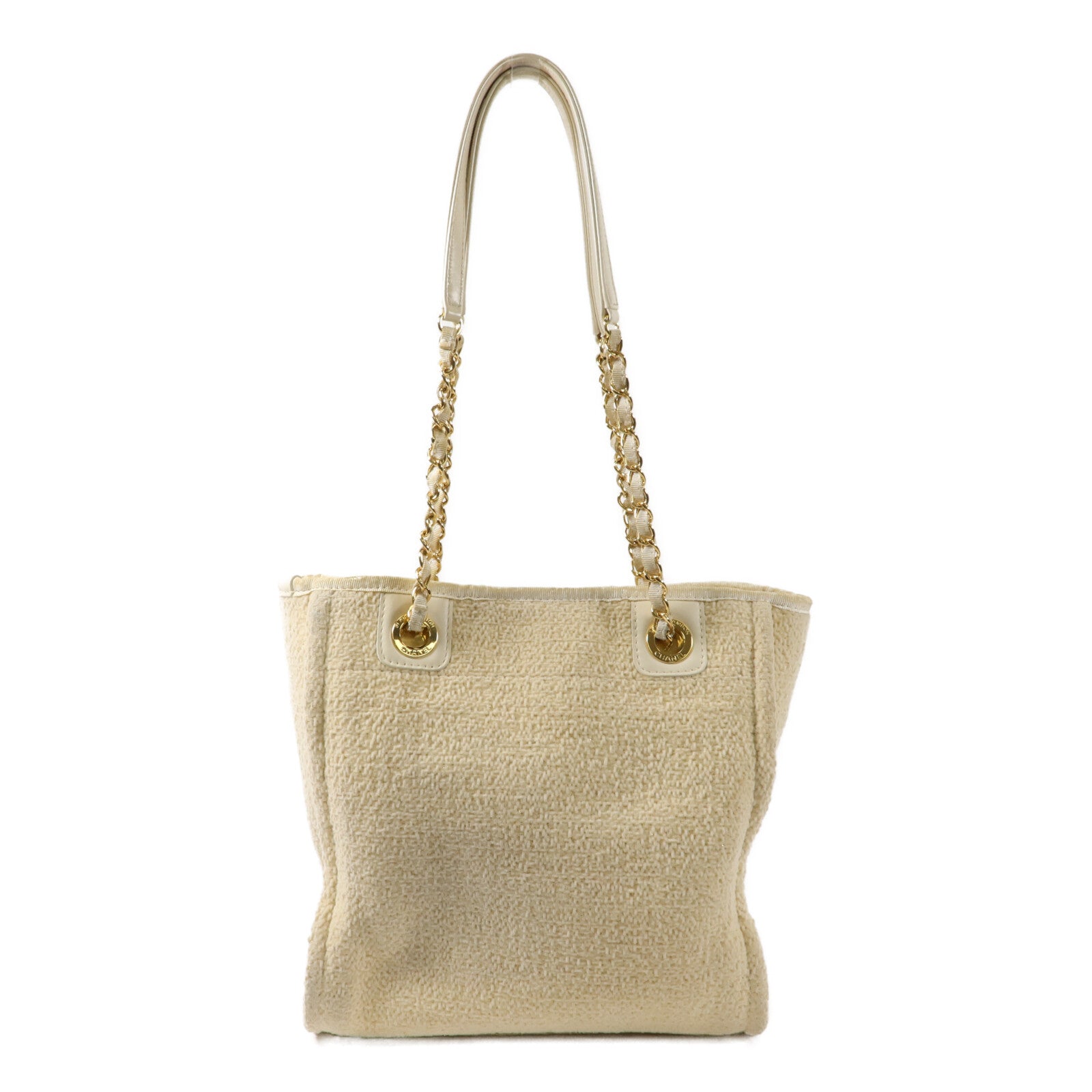 LOUIS VUITTON Deauville A66939 Tote Bag x Lurex Boucle 2
