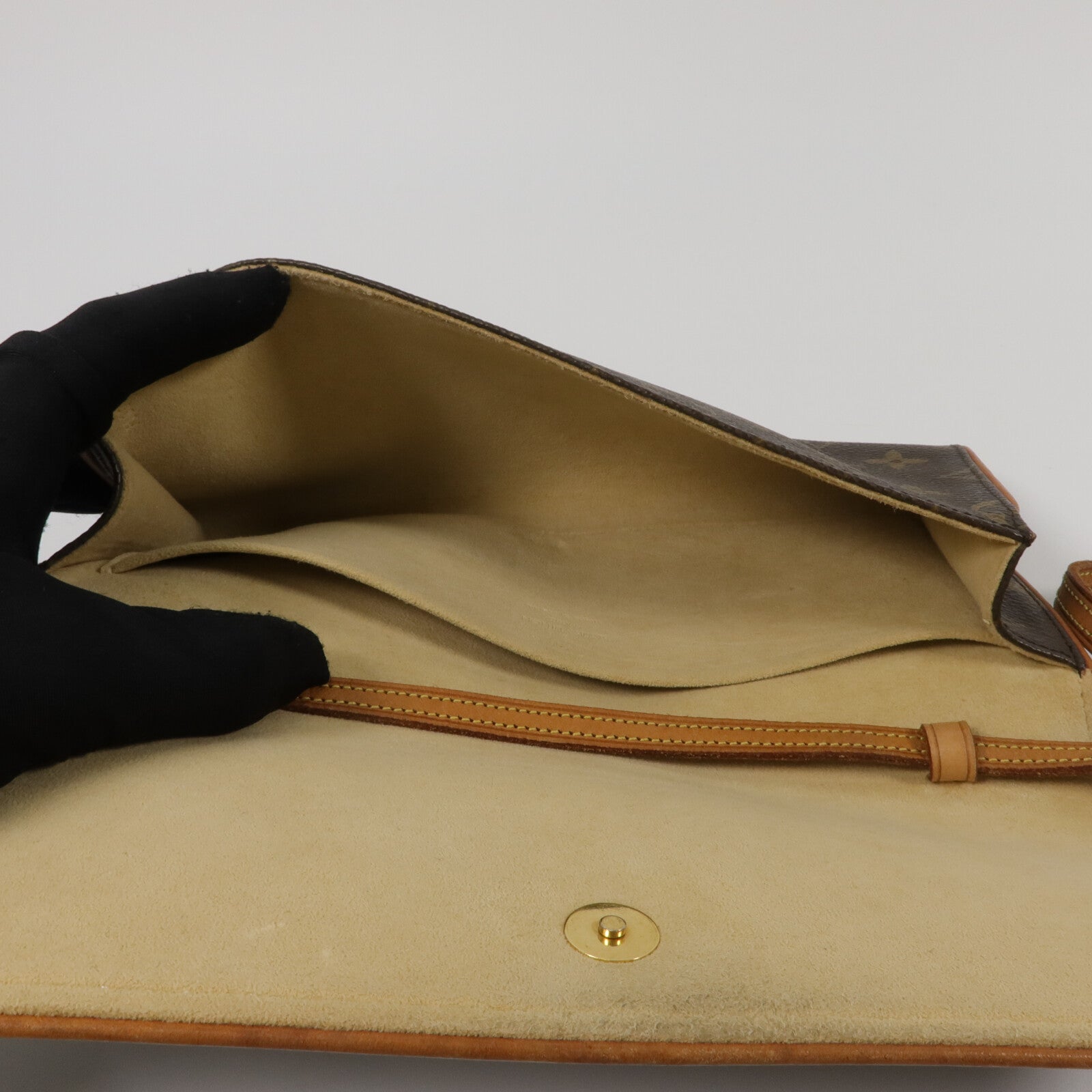 LOUIS VUITTON Pochette Twin M51852 Shoulder Bag Coated Canvas 5