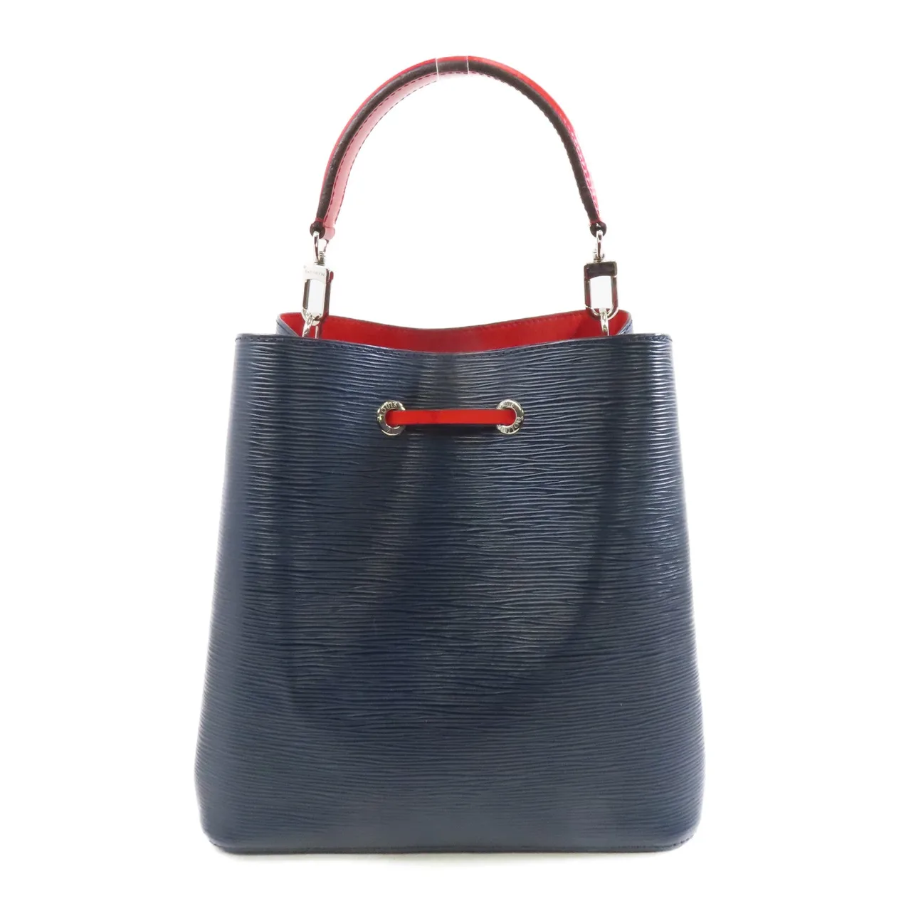 LOUIS VUITTON NeoNoe M45306 兩用包 牛皮 海軍藍 / 紅色 / Blue 牛皮 中古品B - 縮圖 2