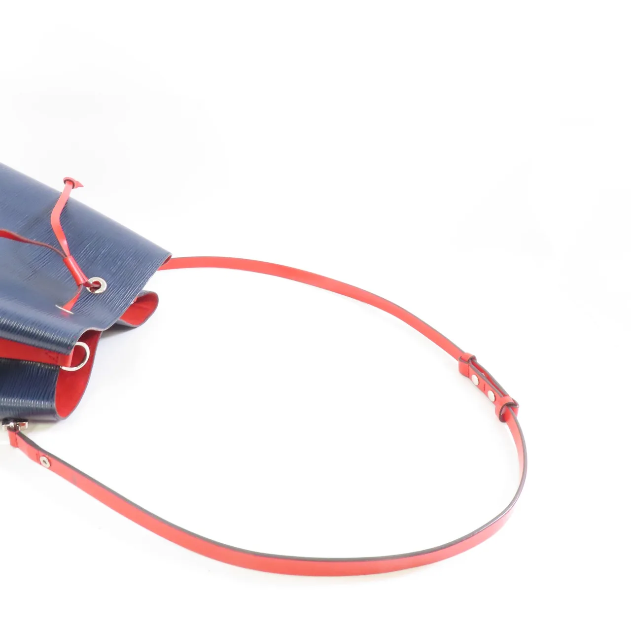 LOUIS VUITTON NeoNoe M45306 兩用包 牛皮 海軍藍 / 紅色 / Blue 牛皮 中古品B - 縮圖 9