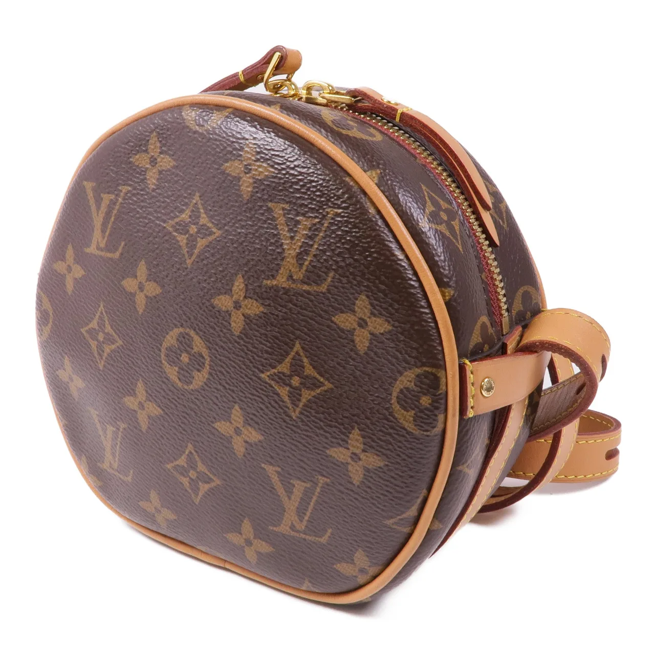 LOUIS VUITTON Boite Chapeau Souple M45578 肩背包 塗層帆布 棕色 塗層帆布 中古品A - 縮圖 3