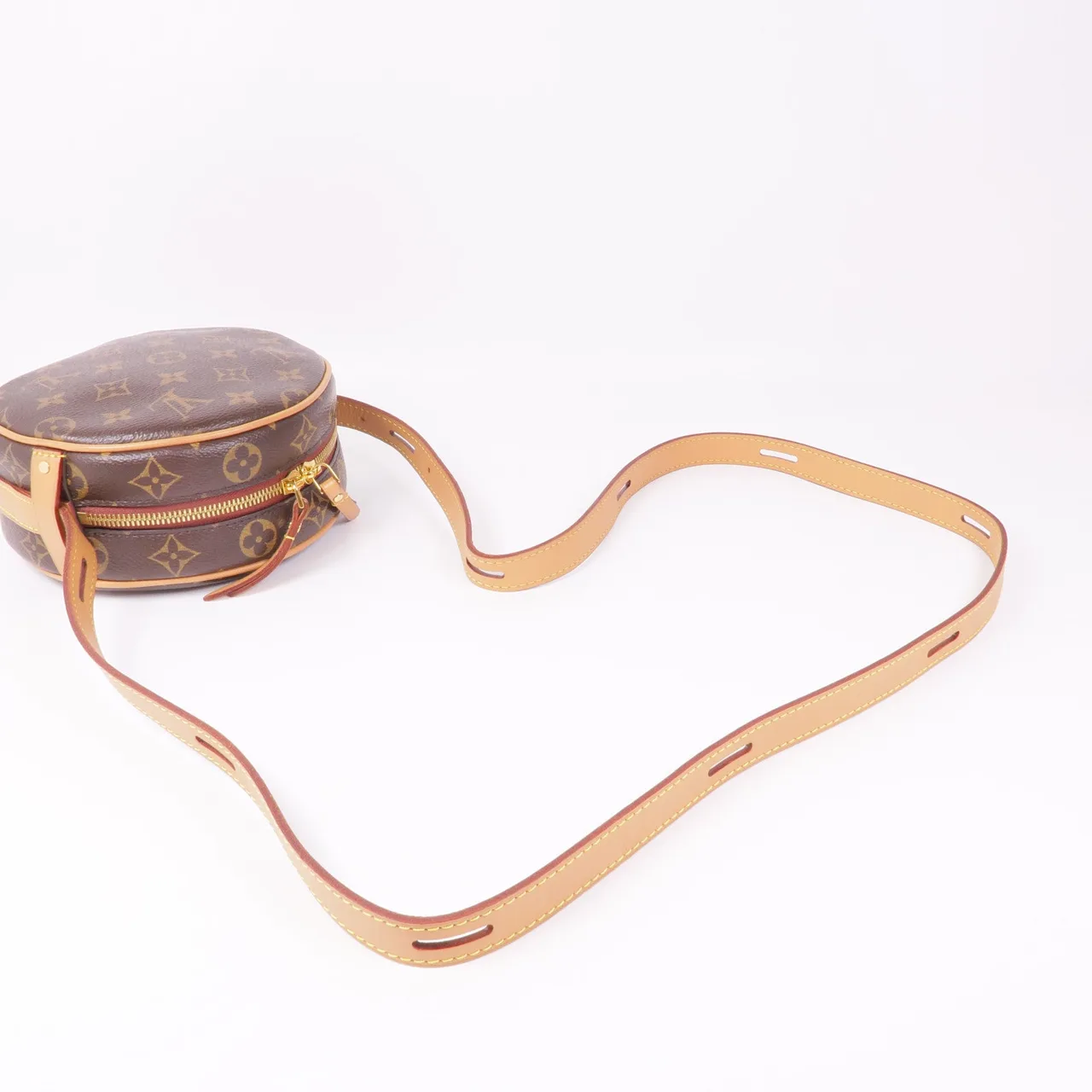 LOUIS VUITTON Boite Chapeau Souple M45578 肩背包 塗層帆布 棕色 塗層帆布 中古品A - 縮圖 9