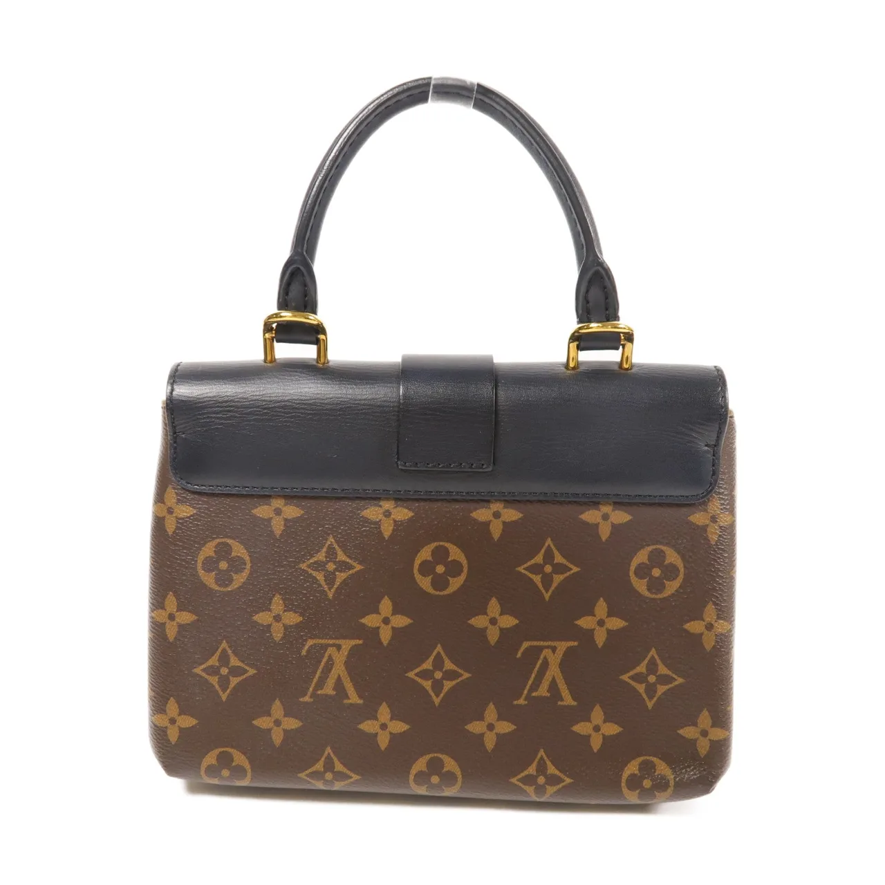 LOUIS VUITTON Locky M44141 兩用包 塗層帆布 棕色 / 黑色 塗層帆布 中古品B - 縮圖 2