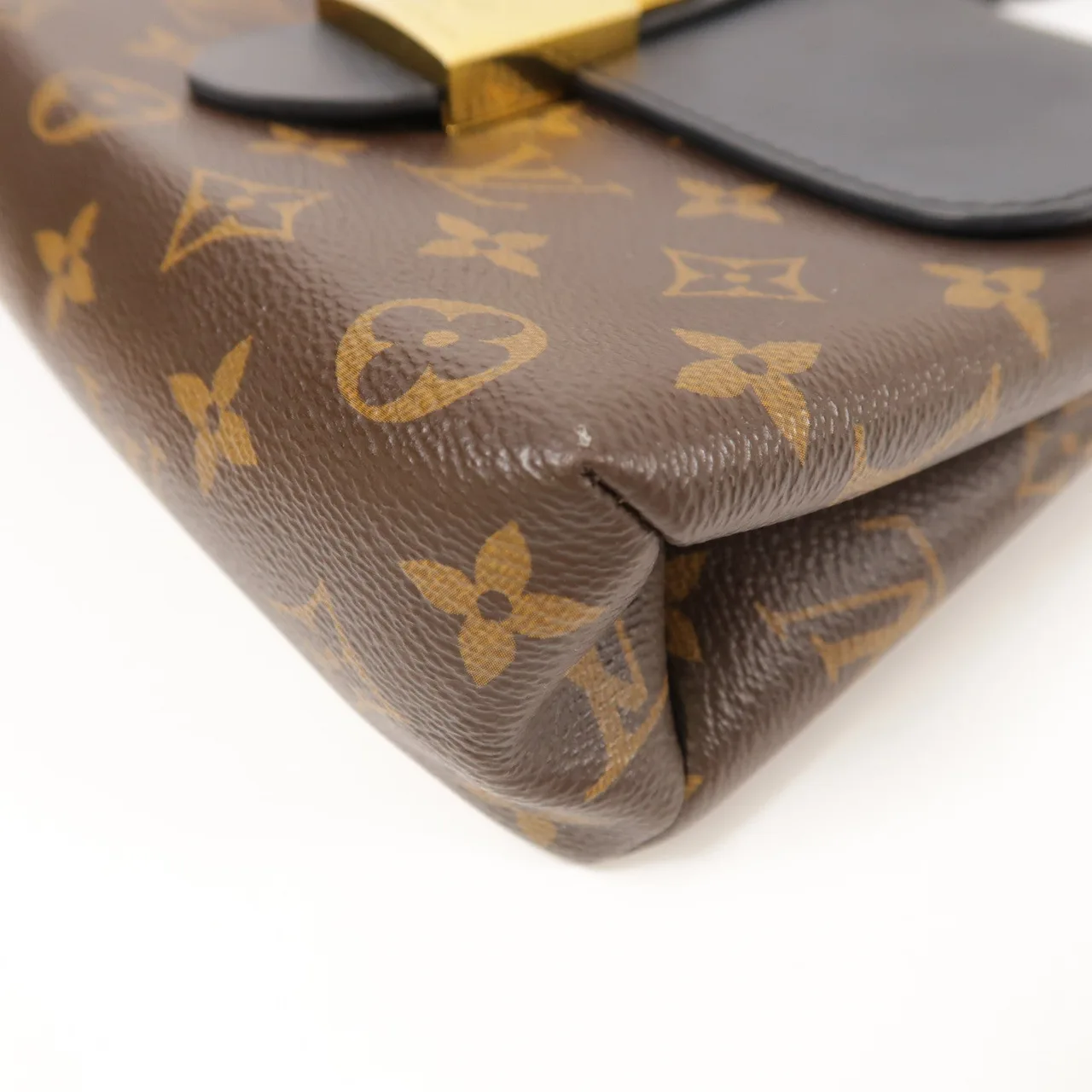 LOUIS VUITTON Locky M44141 兩用包 塗層帆布 棕色 / 黑色 塗層帆布 中古品B - 縮圖 12