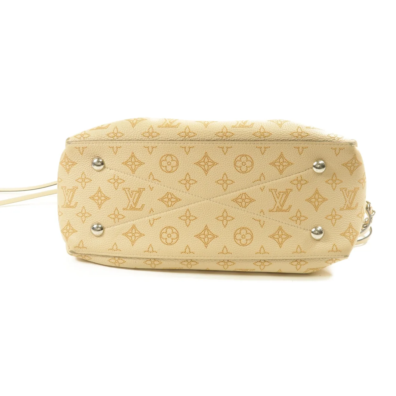 LOUIS VUITTON Bella M59203 兩用包 牛皮 米色 / Beige 牛皮 中古品B - 縮圖 4