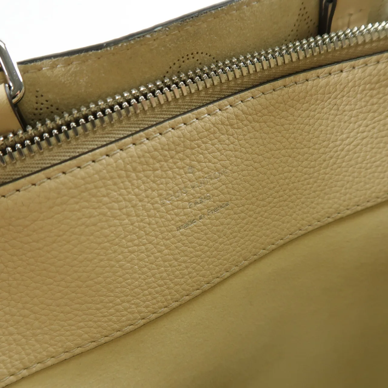 LOUIS VUITTON Bella M59203 兩用包 牛皮 米色 / Beige 牛皮 中古品B - 縮圖 6