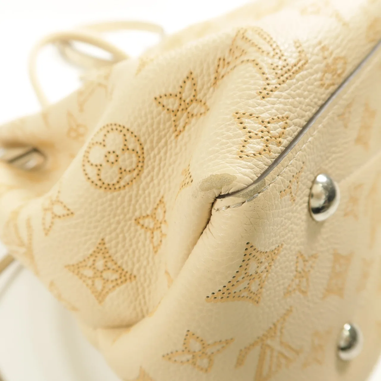 LOUIS VUITTON Bella M59203 兩用包 牛皮 米色 / Beige 牛皮 中古品B - 縮圖 13