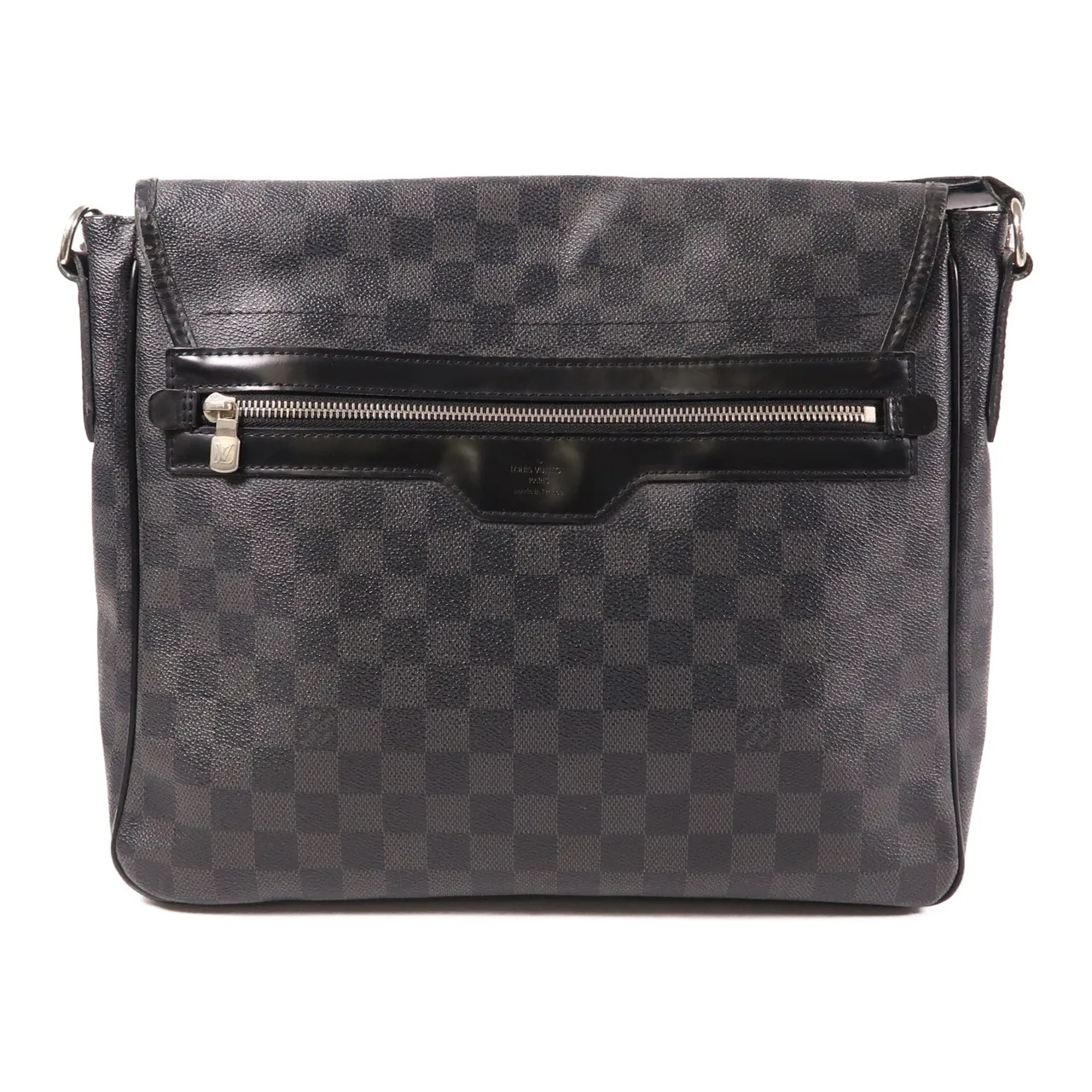 LOUIS VUITTON Daniel N58033 肩背包 塗層帆布 黑色 塗層帆布 中古品C - 縮圖 2
