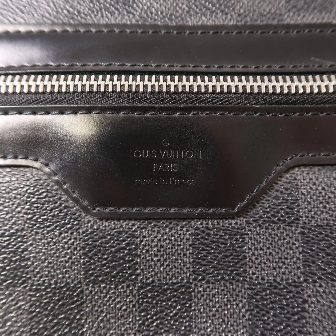 LOUIS VUITTON Daniel N58033 肩背包 塗層帆布 黑色 塗層帆布 中古品C - 縮圖 6