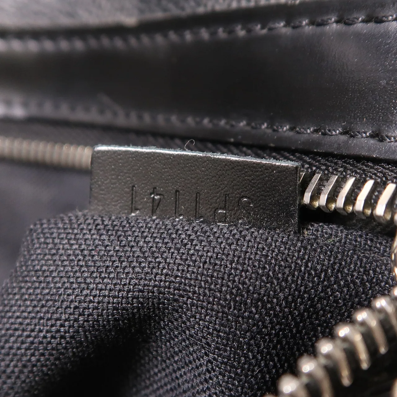 LOUIS VUITTON Daniel N58033 肩背包 塗層帆布 黑色 塗層帆布 中古品C - 縮圖 7