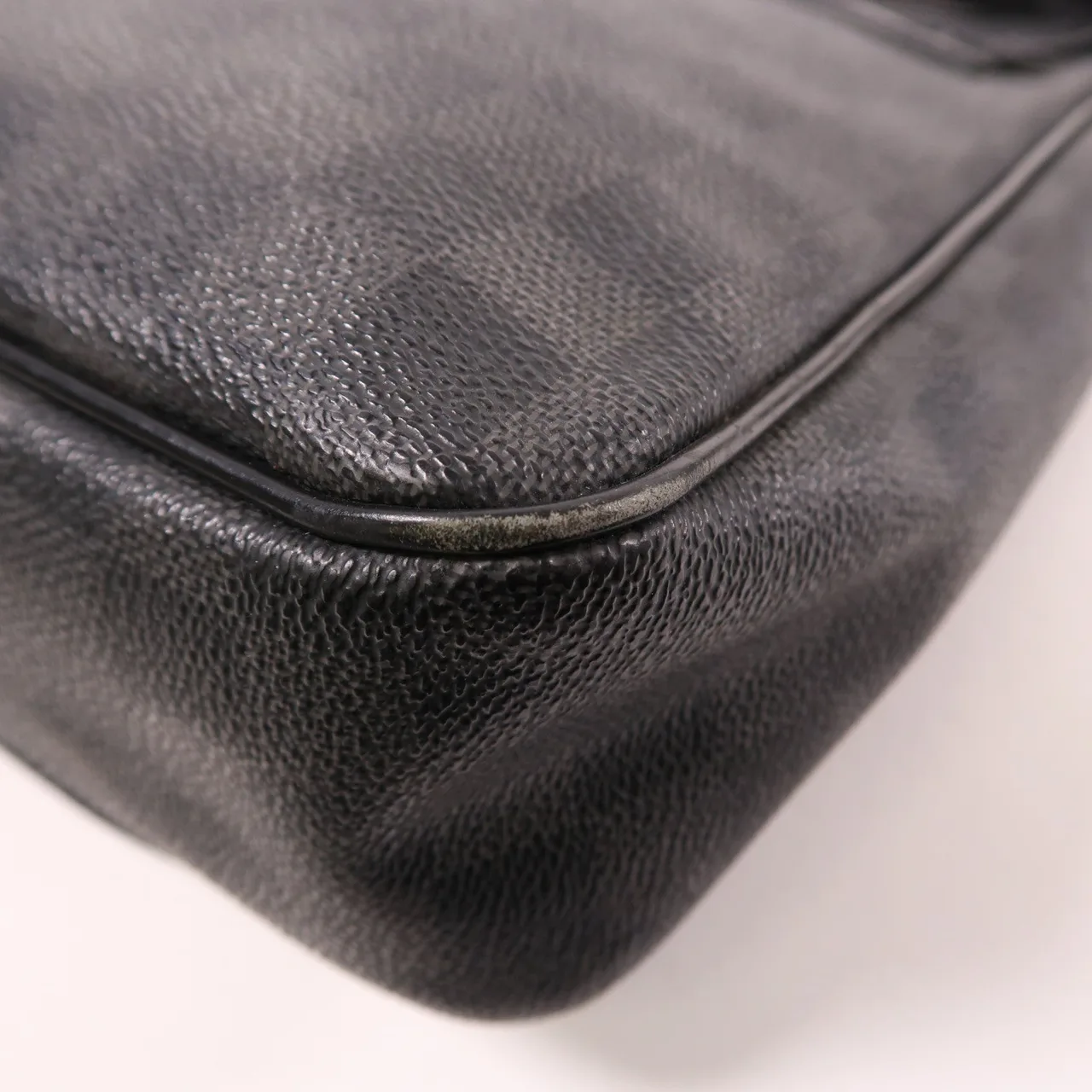 LOUIS VUITTON Daniel N58033 肩背包 塗層帆布 黑色 塗層帆布 中古品C - 縮圖 11