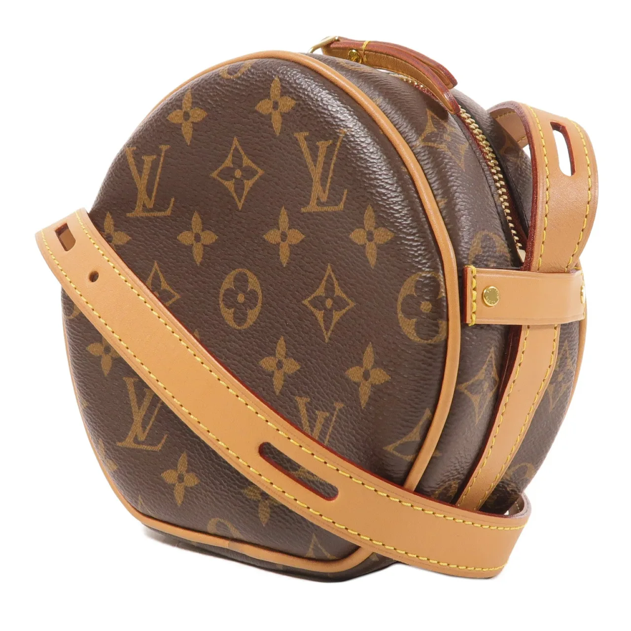 LOUIS VUITTON Boite Chapeau Souple M45149 肩背包 塗層帆布 棕色 塗層帆布 中古品A - 縮圖 3