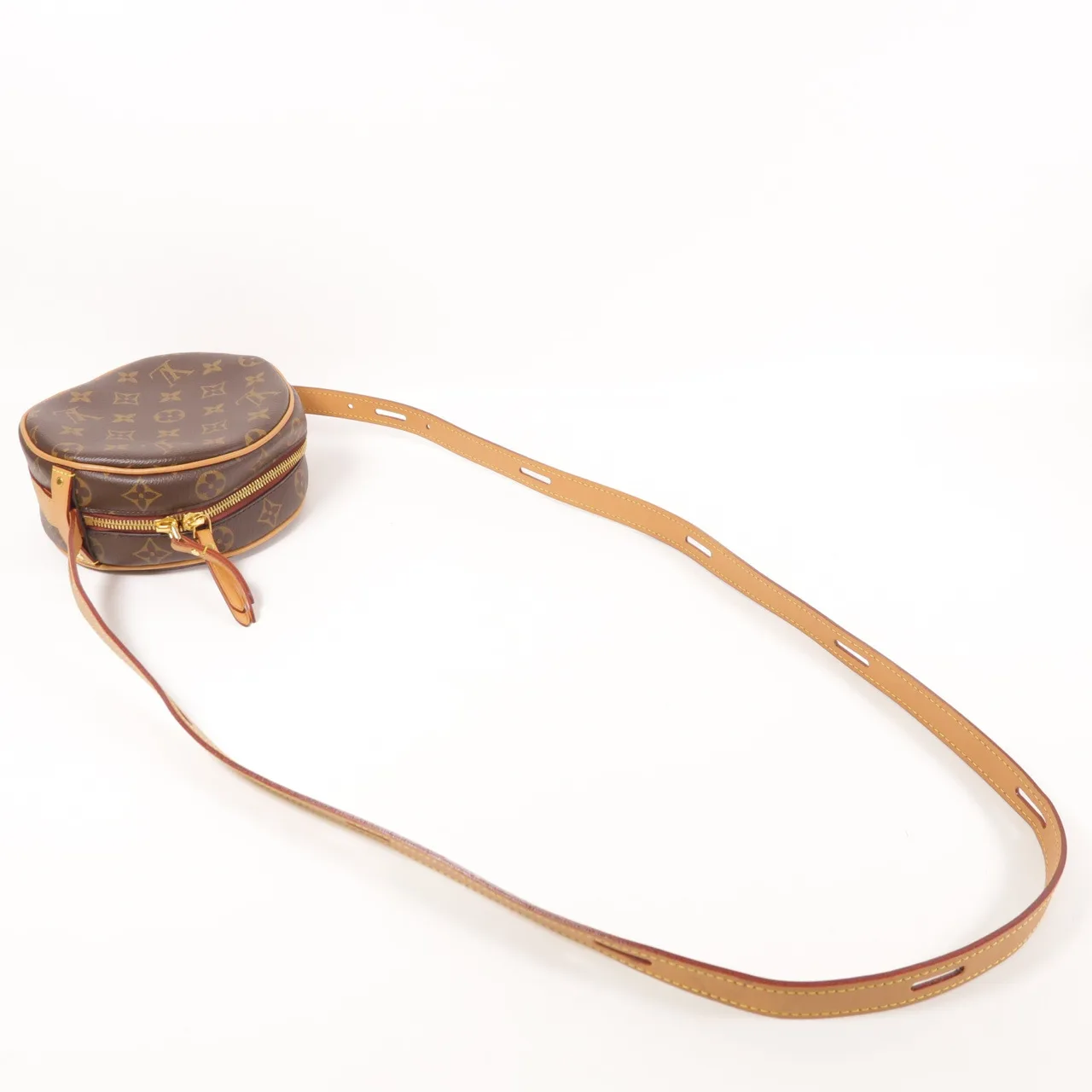 LOUIS VUITTON Boite Chapeau Souple M45149 肩背包 塗層帆布 棕色 塗層帆布 中古品A - 縮圖 8